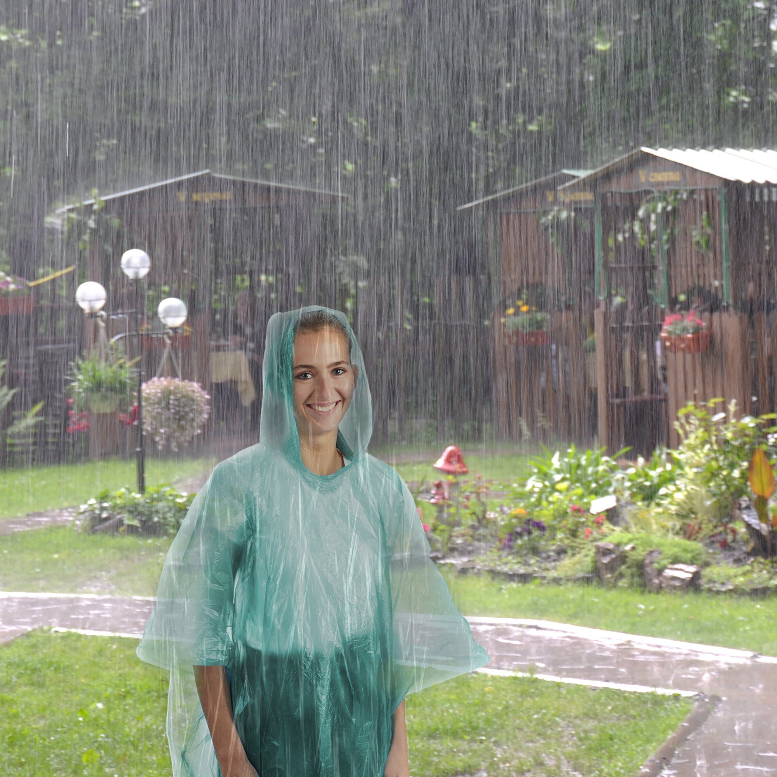relaxdays Regenponcho Einweg Regenponcho 20er Set günstig online kaufen