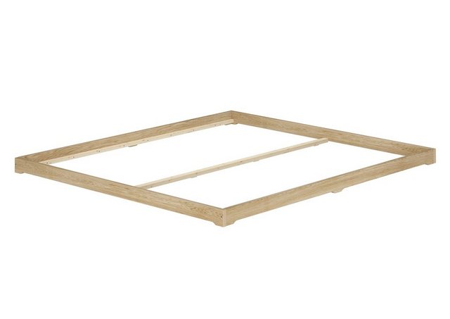 ERST-HOLZ Stapelbett Futonbett Massivholzbett niedrig Esche geölt 160x200 günstig online kaufen