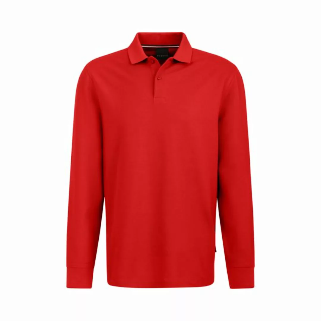 bugatti Langarm-Poloshirt 8130-55030A 100% Baumwolle Modern Fit günstig online kaufen