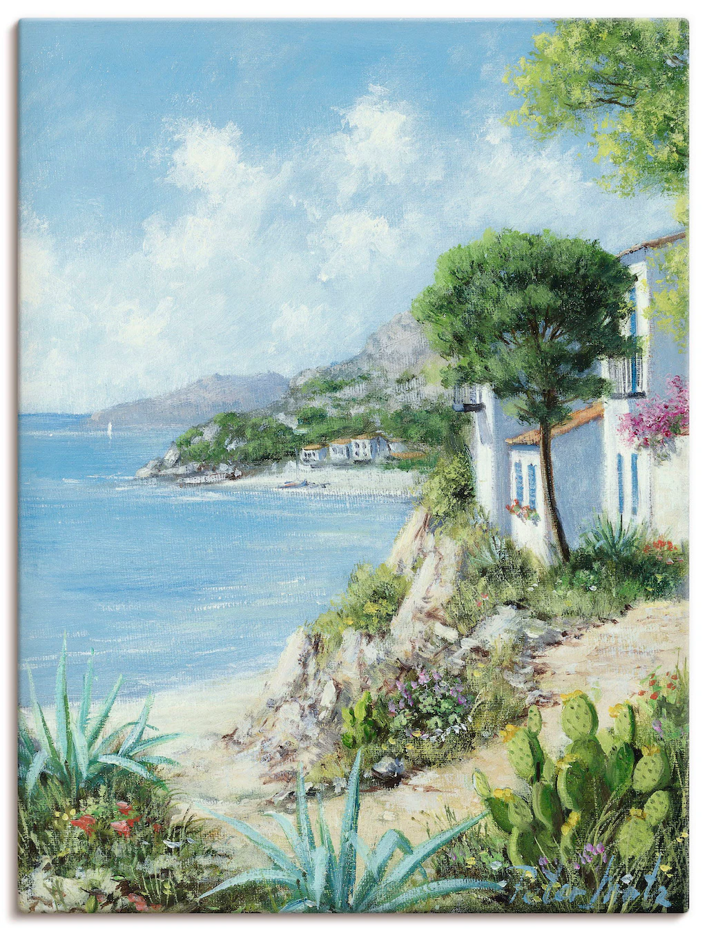 Artland Wandbild »Weg zum Meer«, Gewässer, (1 St.), als Leinwandbild, Wanda günstig online kaufen