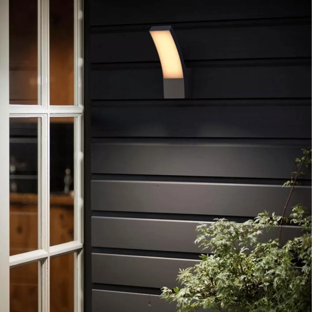 Philips Splay LED-Außenwandlampe anthrazit 2.700 K günstig online kaufen