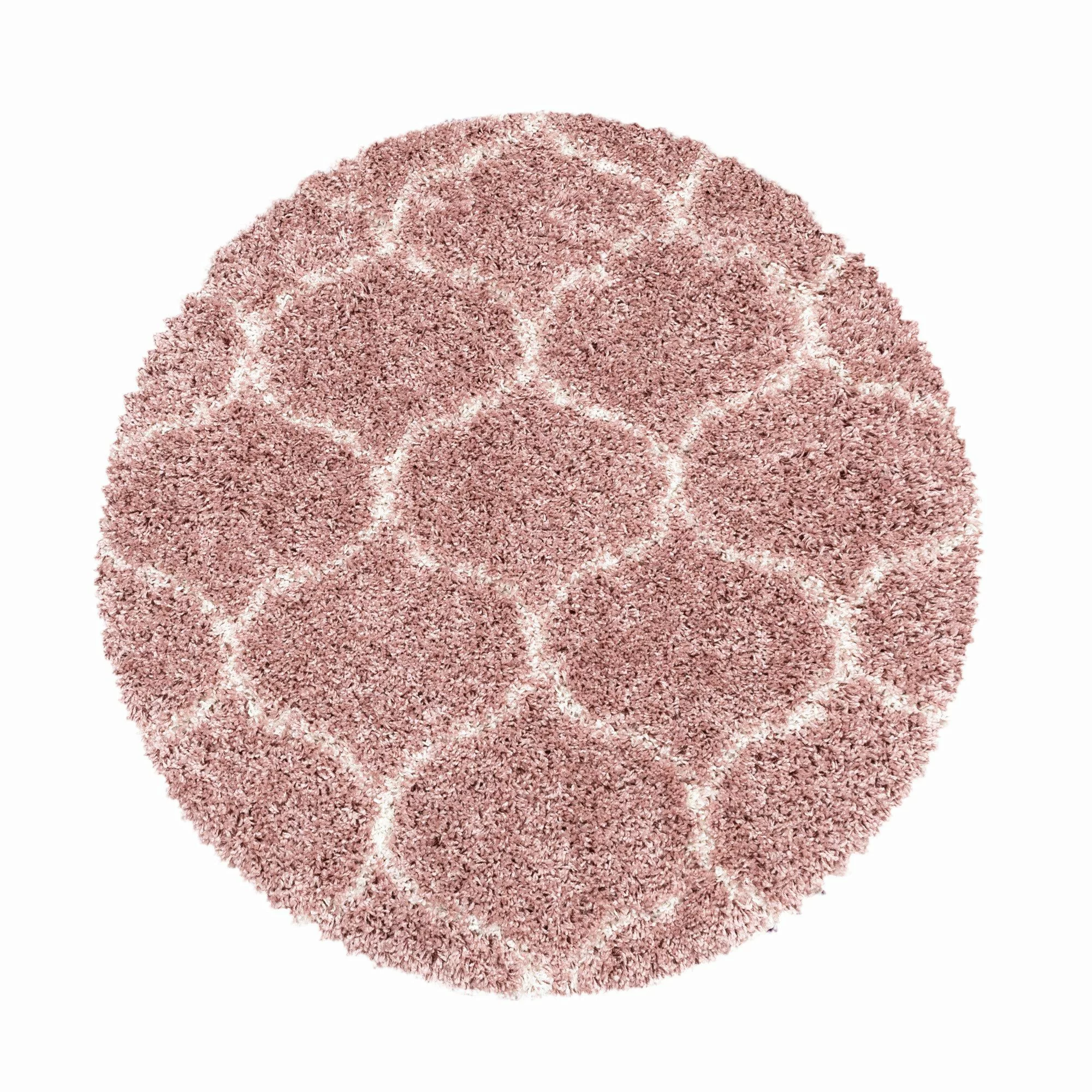 Carpettex Hochflor-Teppich Skandinavisches Design, Rund, Höhe: günstig online kaufen