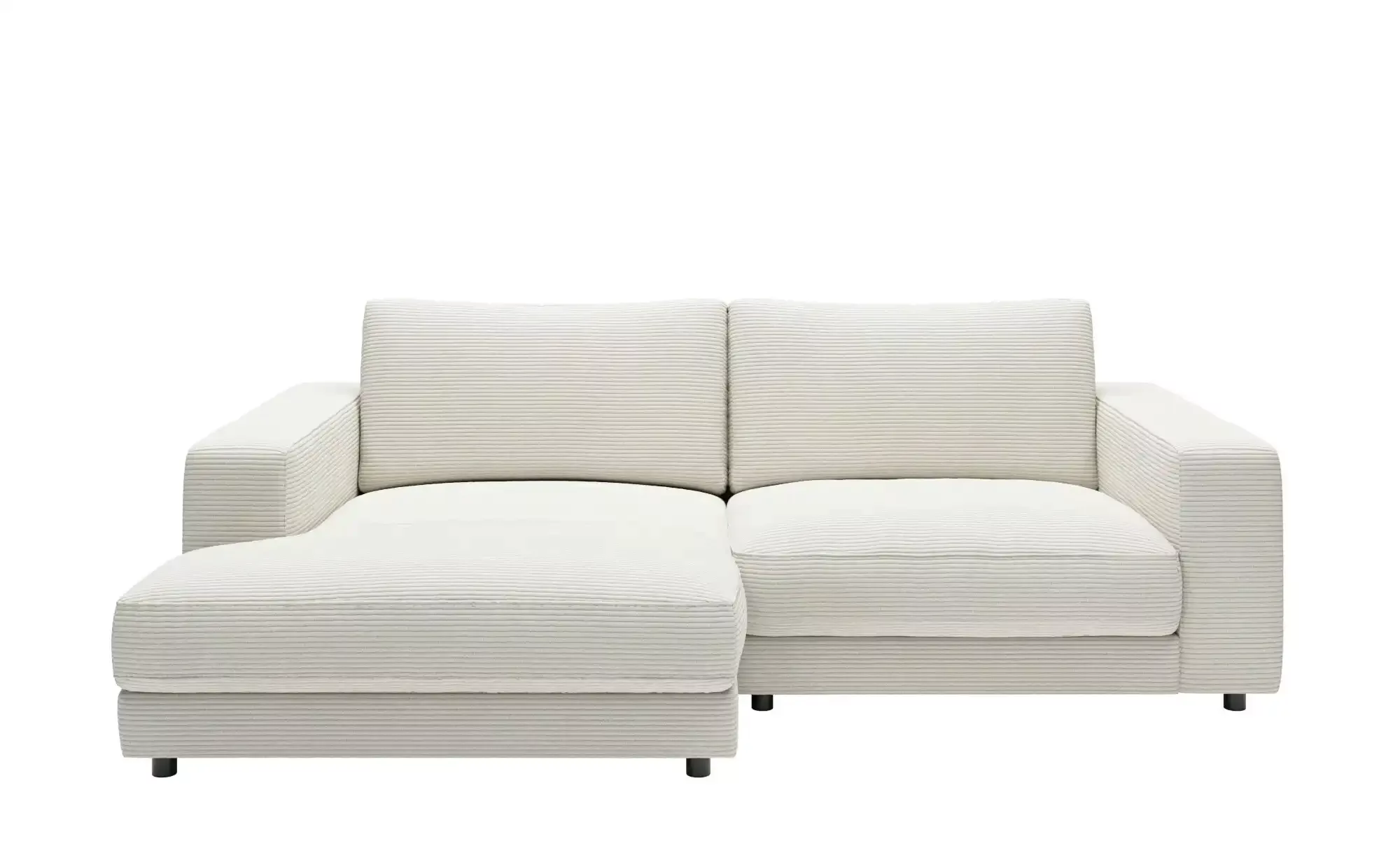 Jette Home Ecksofa in Cord Sila ¦ weiß ¦ Maße (cm): B: 250 H: 85 T: 170 Pol günstig online kaufen