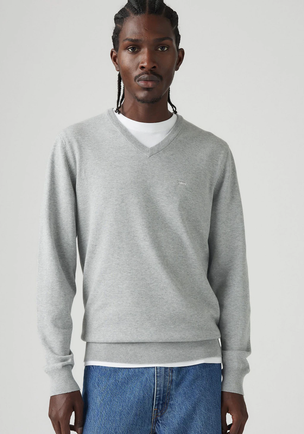 Levis Strickpullover "LW V NECK", mit V-Ausschnitt günstig online kaufen