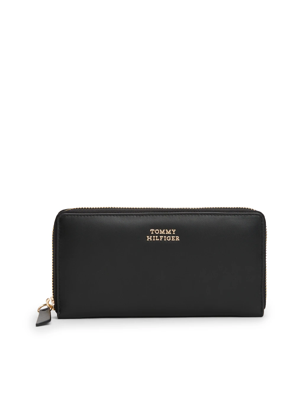 Tommy Hilfiger Geldbörse "TH LEATHER SLG LRG ZA", Damen Geldbeutel, Portemo günstig online kaufen