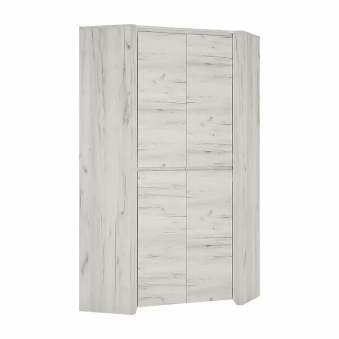 Lomadox Kleiderschrank AMANTEA-129 Eckkleiderschrank, 96x96cm, Craft Eiche günstig online kaufen