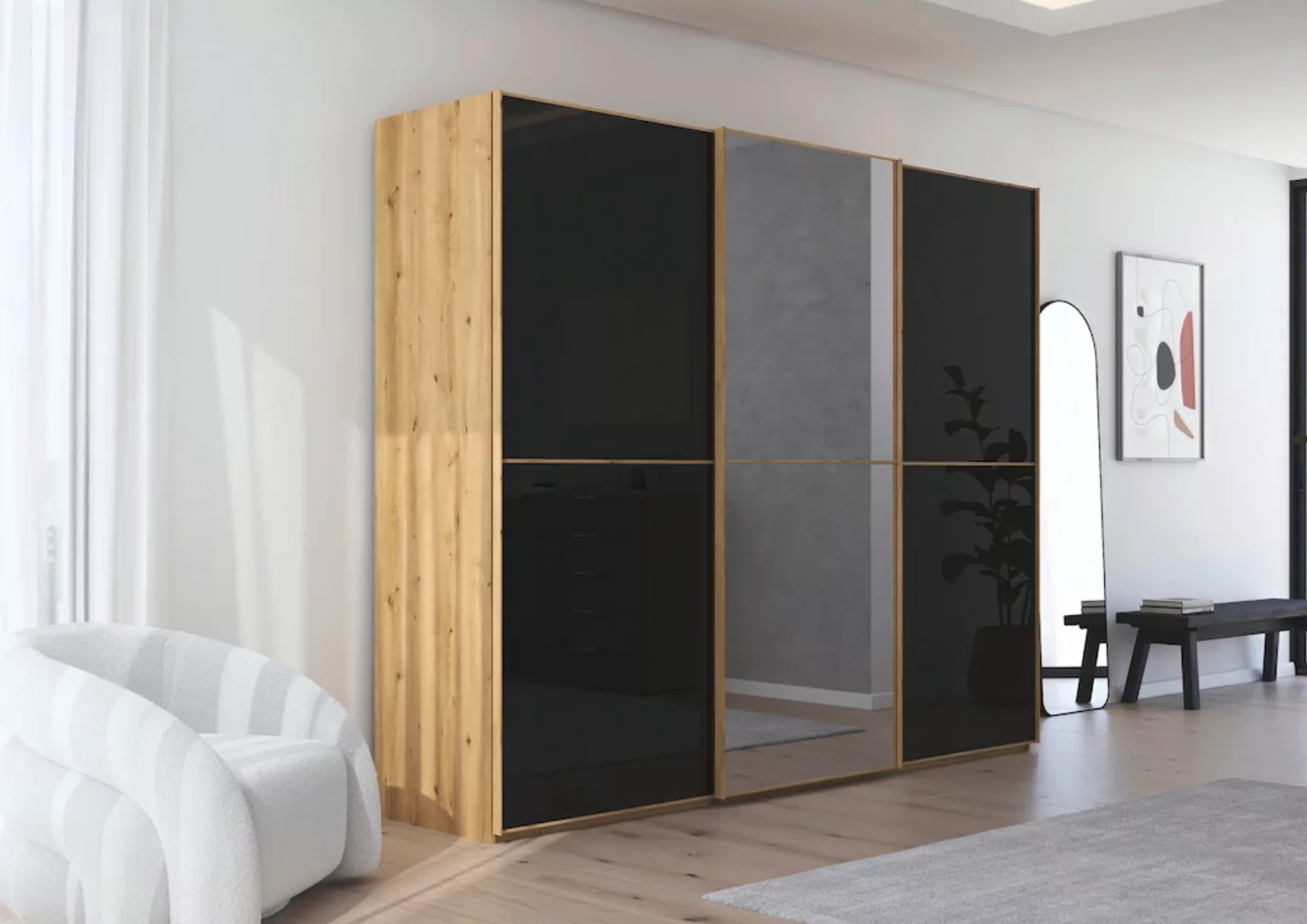 rauch Schwebetürenschrank "Kleiderschrank Schrank Garderobe Schlafzimmersch günstig online kaufen