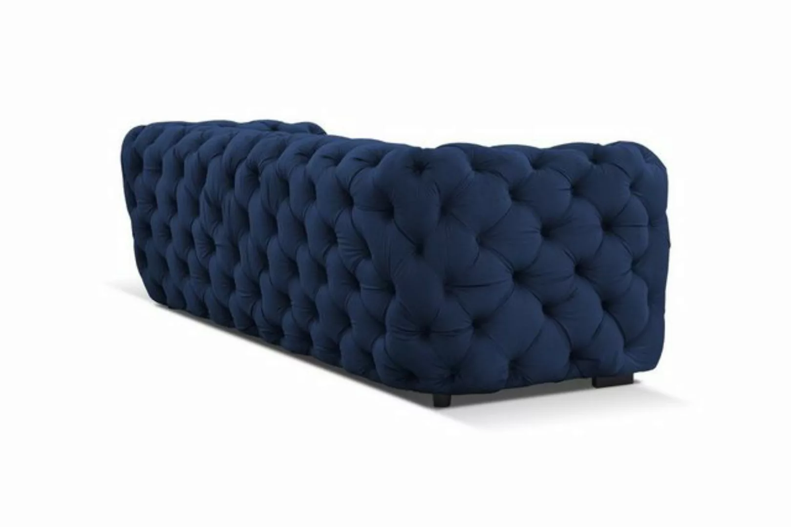 Fun Möbel Sofa Sofa Designer-Sofa NATALIE 3-Sitzer in Stoff Riviera, 1 Teil günstig online kaufen