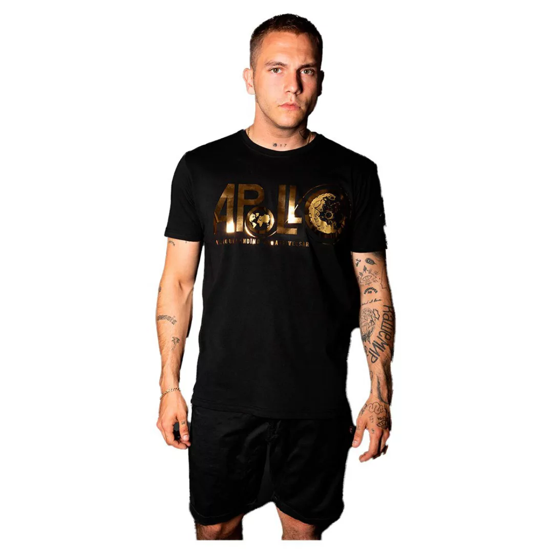 Alpha Industries Apollo 50 Pm Kurzärmeliges T-shirt S Black günstig online kaufen