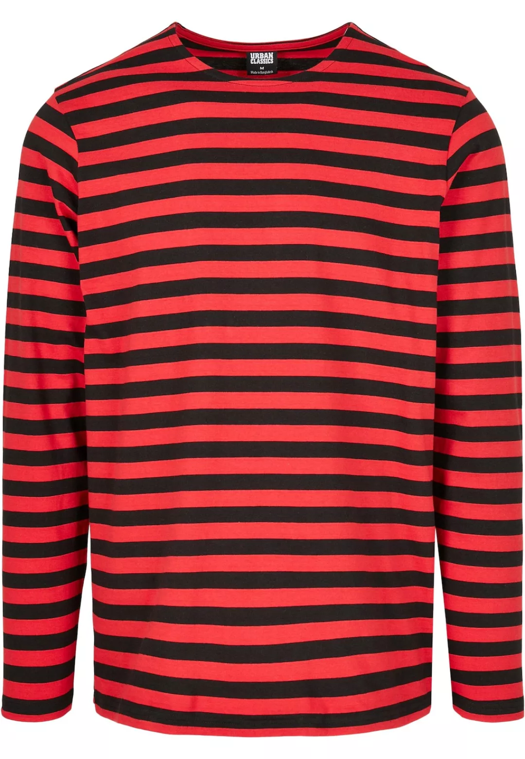 URBAN CLASSICS Langarmshirt "Urban Classics Herren Regular Stripe LS" günstig online kaufen