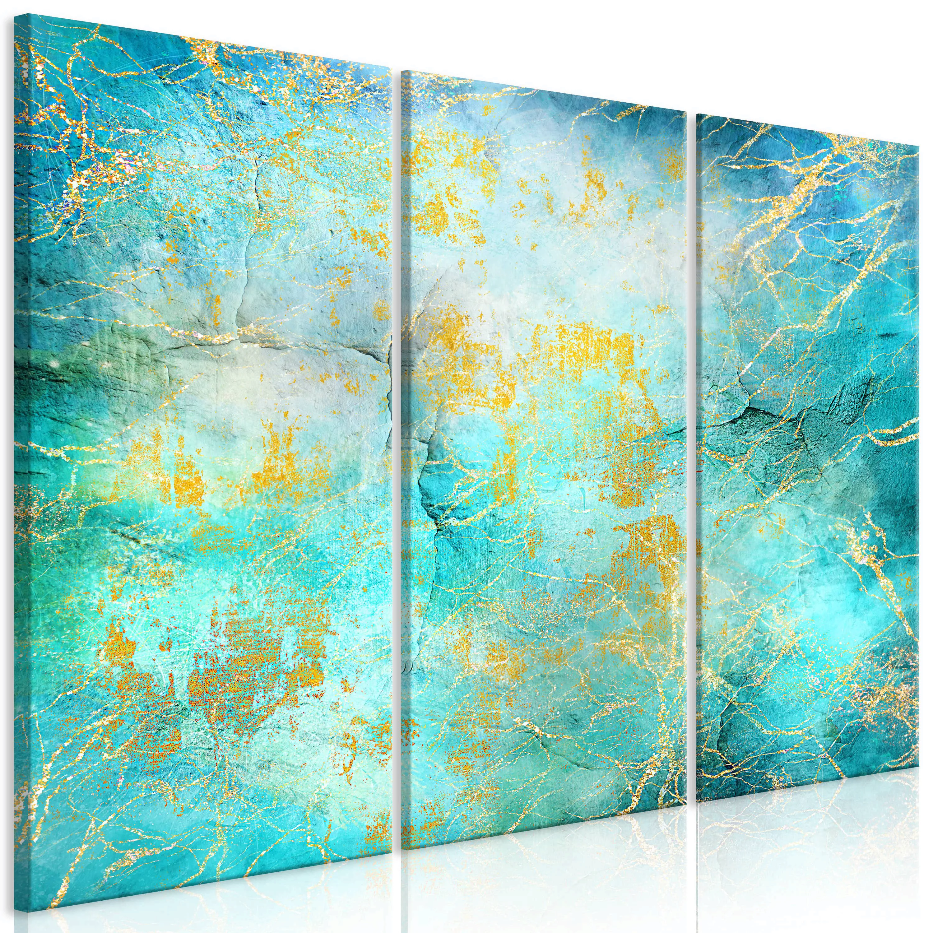 Wandbild - Emerald Ocean (3 Parts) günstig online kaufen