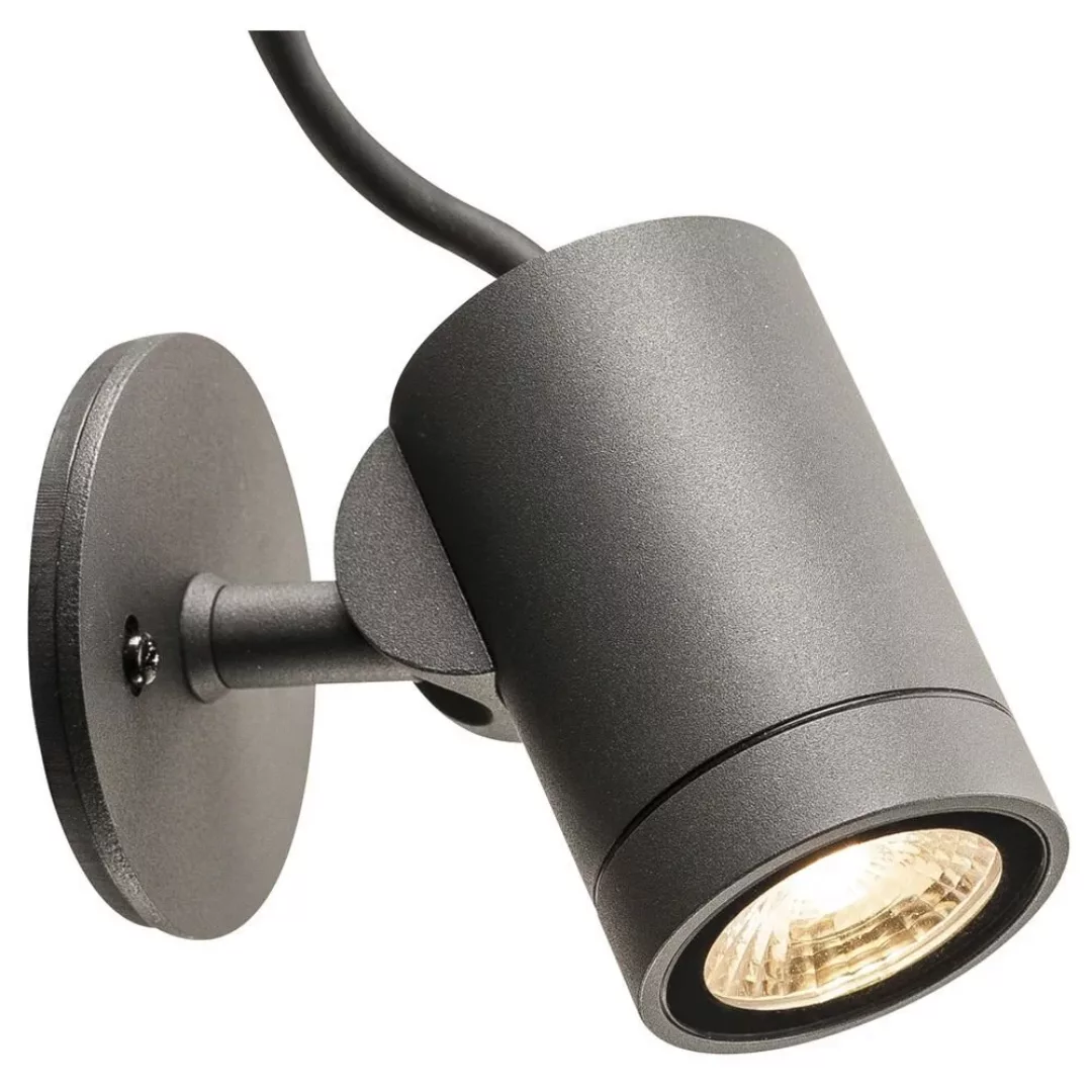 Helia LED SPOT, Outdoor Strahler, 3000K, 35°, anthrazit, IP55 günstig online kaufen