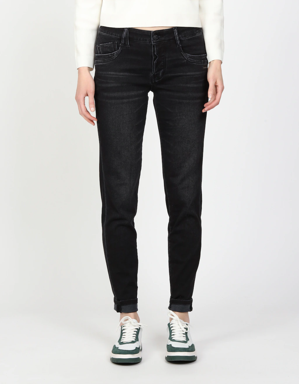 GANG Relax-fit-Jeans "94GERDA", mit besonderer Struktur günstig online kaufen