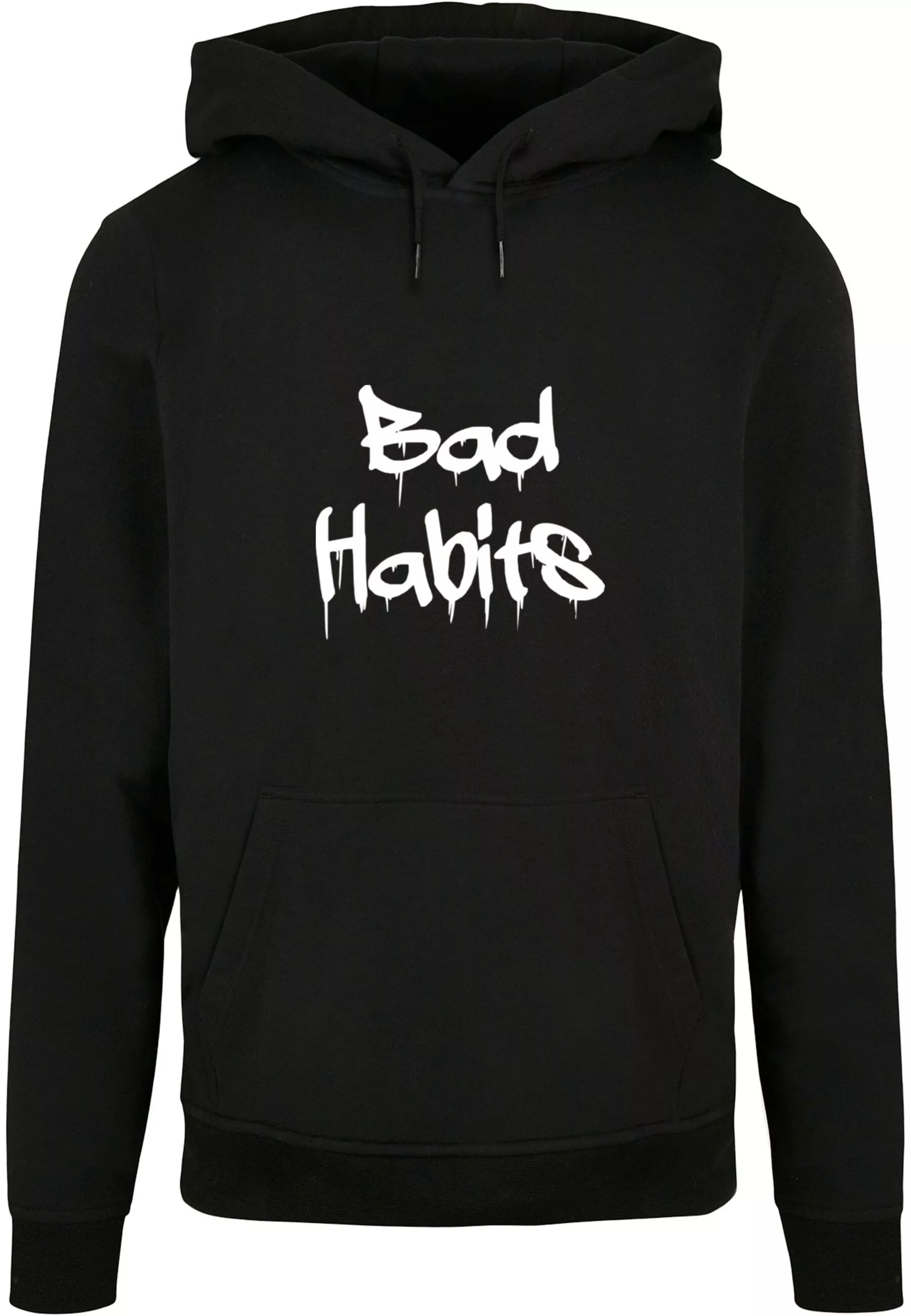 Merchcode Kapuzensweatshirt "Merchcode Herren Bad Habits Basic Hoody" günstig online kaufen