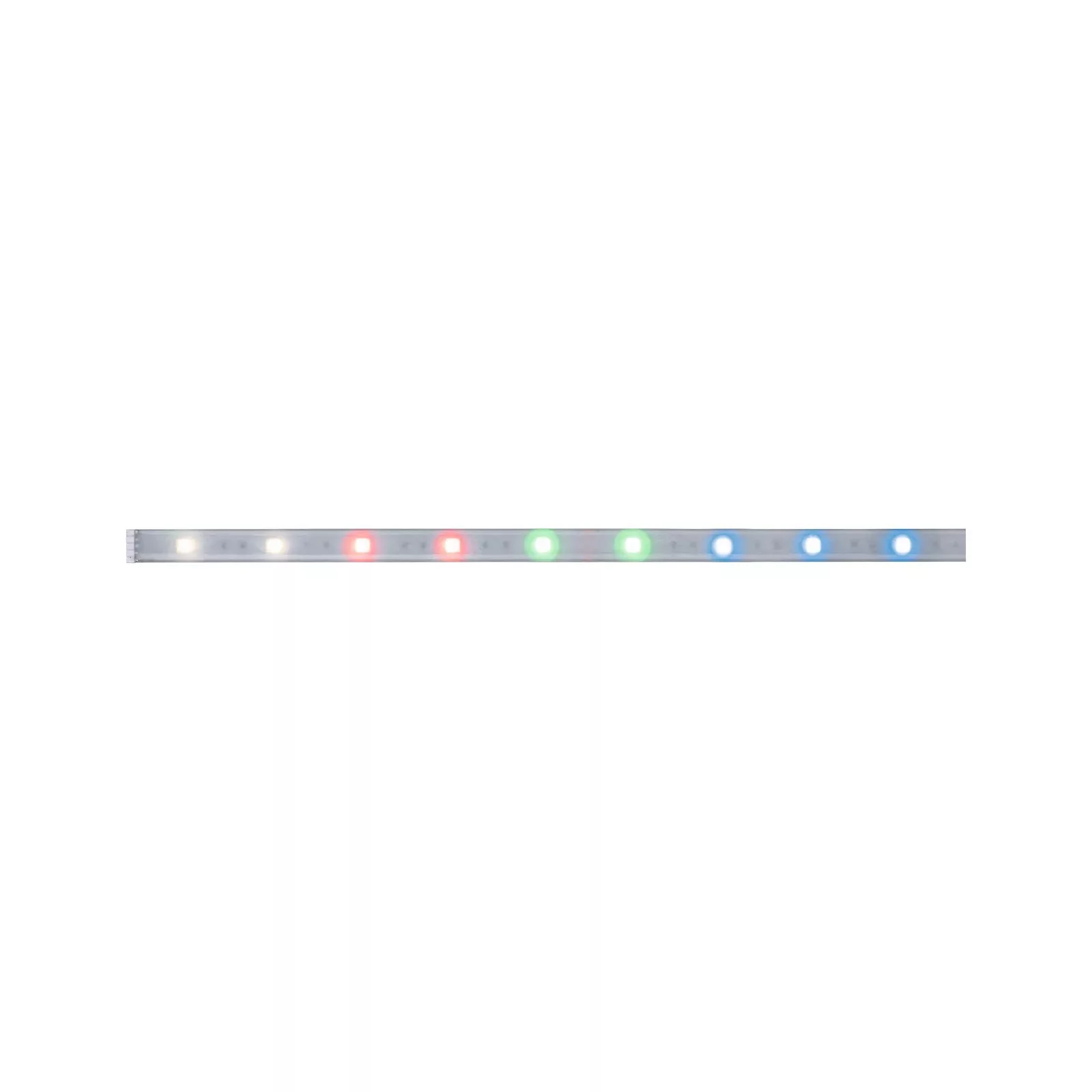 LED Strip MaxLED Erweiterung in Silber 7W 230lm IP44 RGBW 1000mm günstig online kaufen