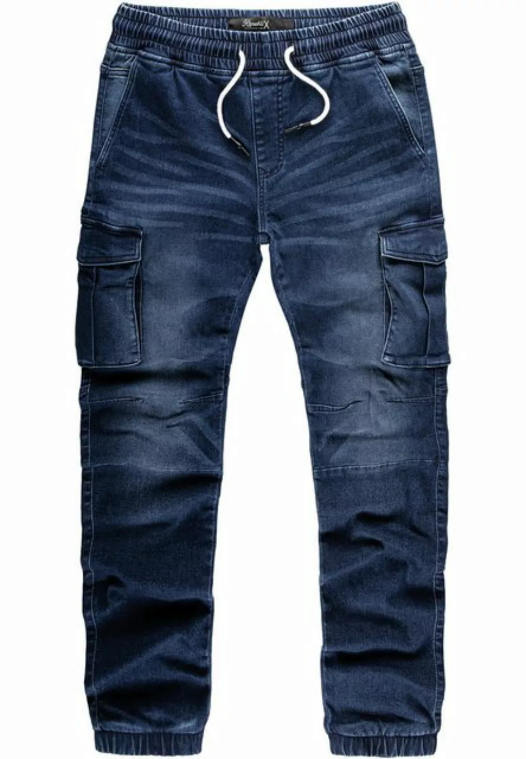 REPUBLIX Cargohose CILIAN Herren Sweathose in Stretch Denim Jeans günstig online kaufen