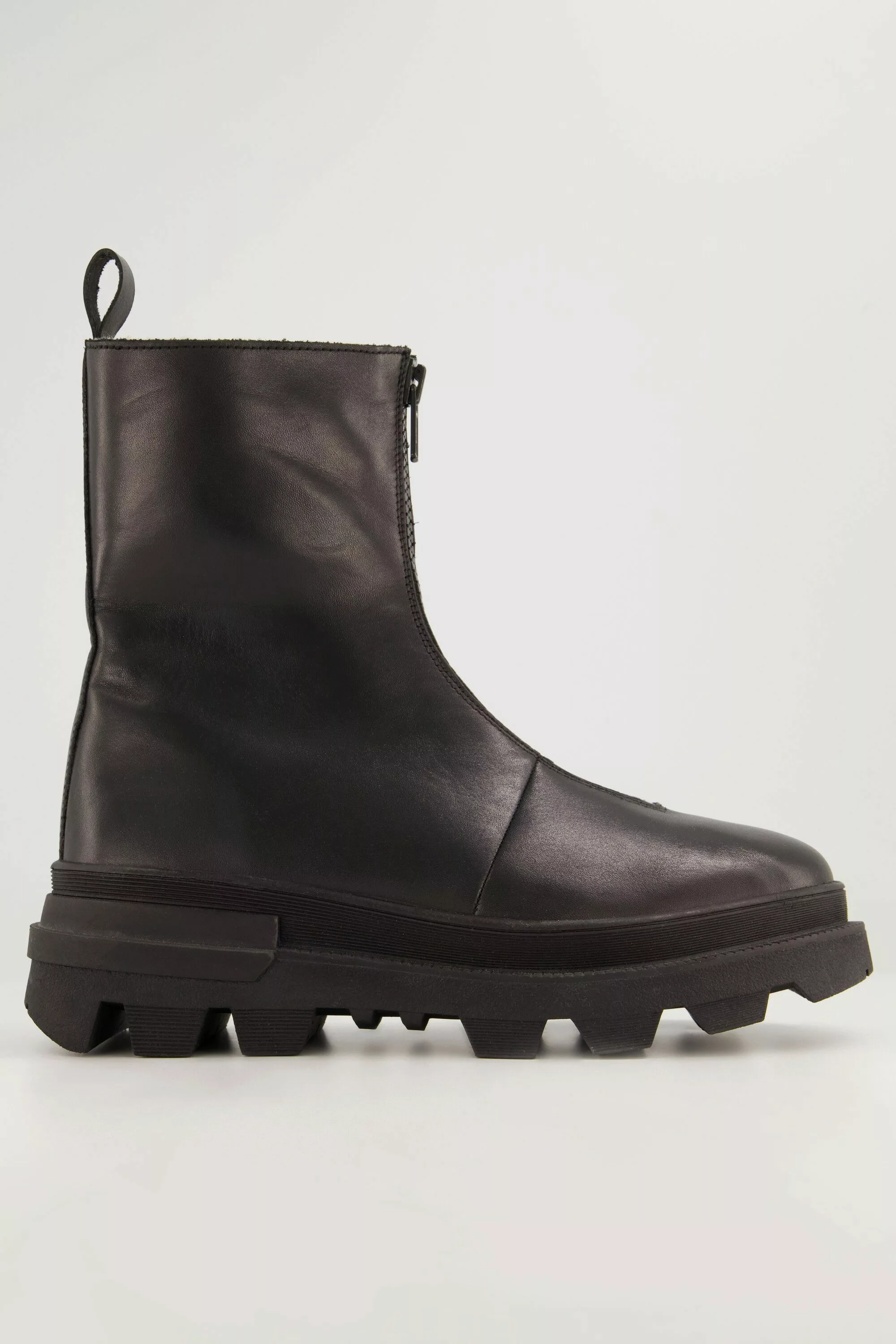 Studio Untold Lederboots Zipper Kunstfellbesatz-Futter Weite günstig online kaufen