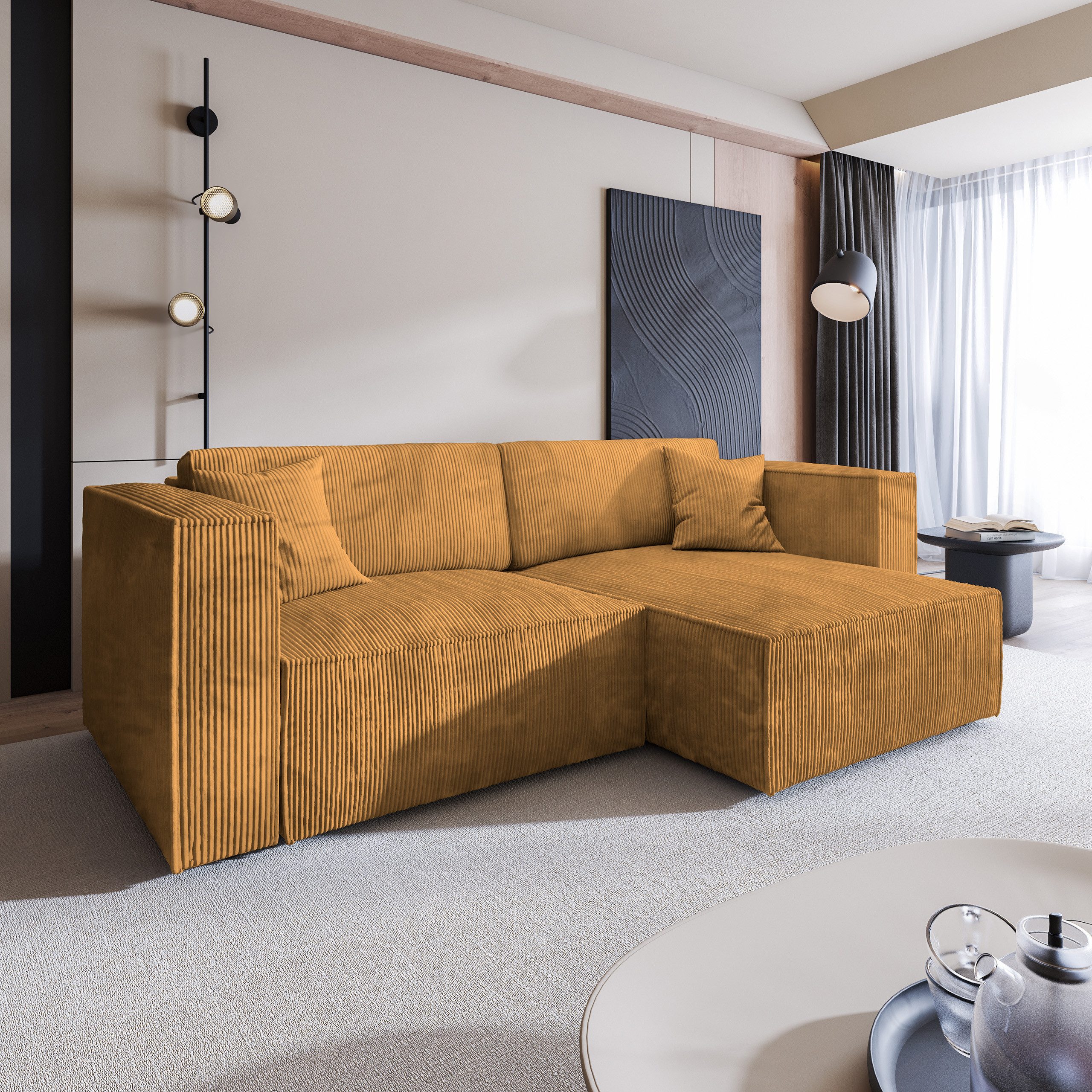 Masseno Ecksofa NERIO mit Schlaffunktion L-Form, günstig online kaufen