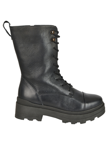 Schnürstiefel Aus Bio-leder - Combat Boot günstig online kaufen