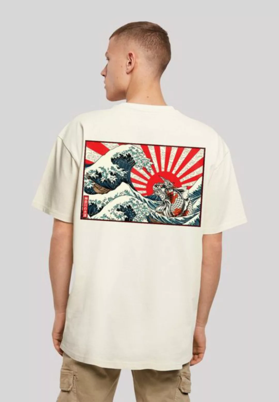 F4NT4STIC T-Shirt Kanagawa Welle Japan Print günstig online kaufen