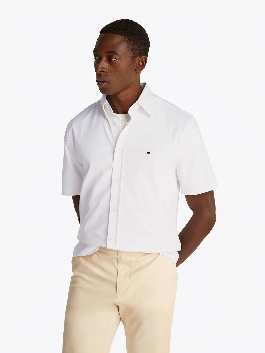 Tommy Hilfiger Kurzarmhemd "PERFORMANCE KNIT SOLID SS SHIRT" günstig online kaufen