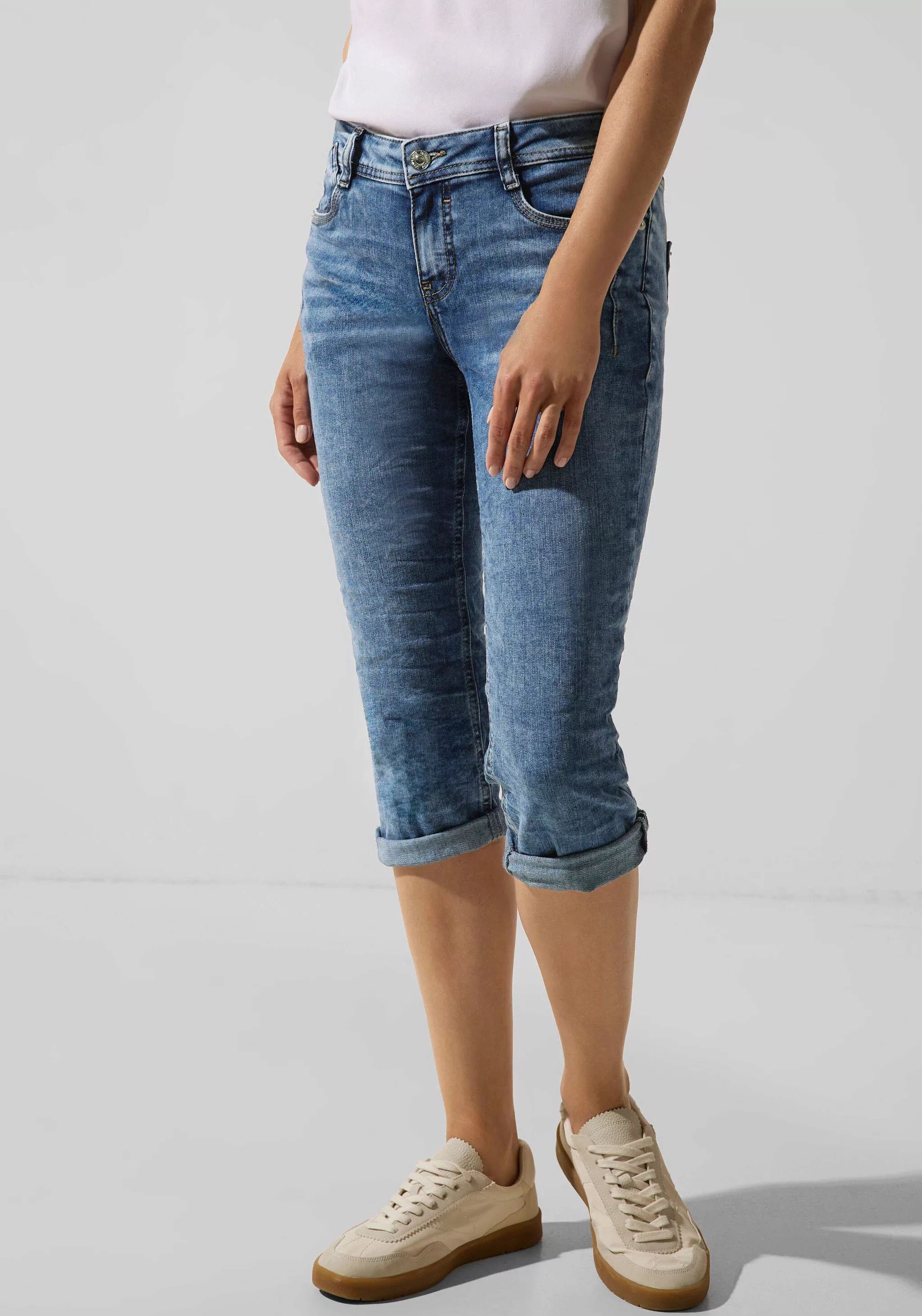STREET ONE 7/8-Jeans, aus Baumwolle mit Stretchanteil günstig online kaufen