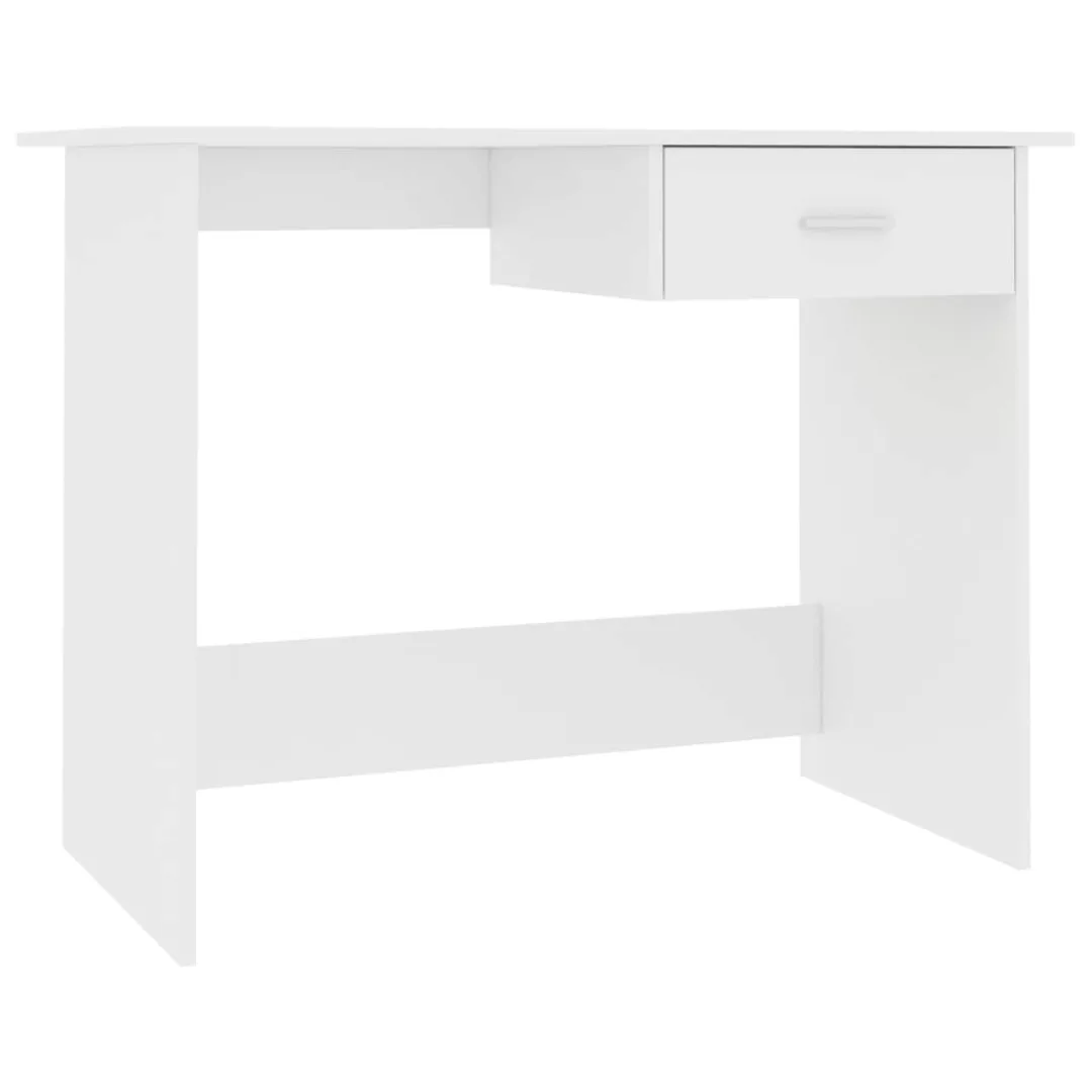 Schreibtisch Weiß 100ã50ã76 Cm Spanplatte günstig online kaufen