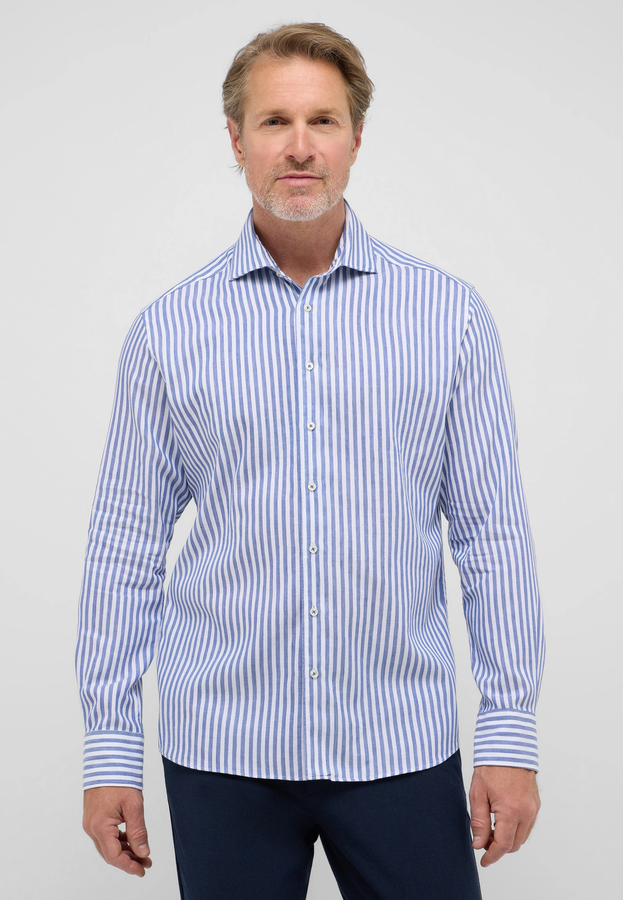 Eterna Langarmhemd "MODERN FIT", EASY IRON (bügelleicht) günstig online kaufen