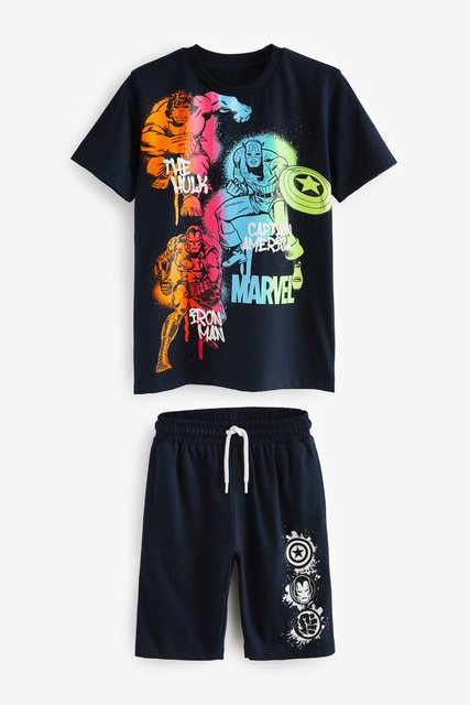 Next T-Shirt & Shorts Kurzärmeliges Lizenz-T-Shirt und Shorts im Set (2-tlg günstig online kaufen