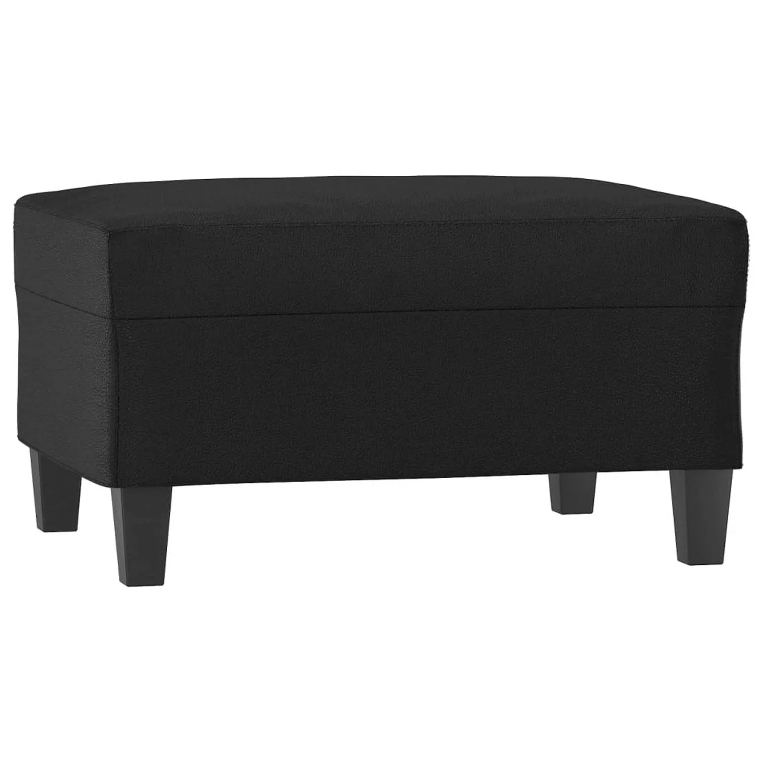 vidaXL Fußhocker Schwarz 70x55x41 cm Kunstleder günstig online kaufen