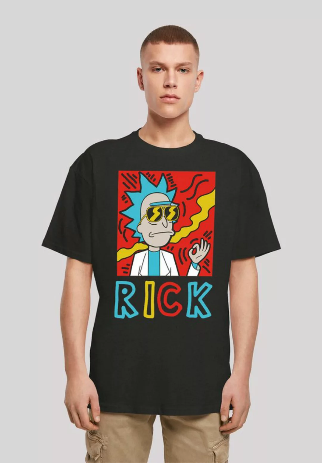 F4NT4STIC T-Shirt Rick und Morty Cool RICK Print günstig online kaufen
