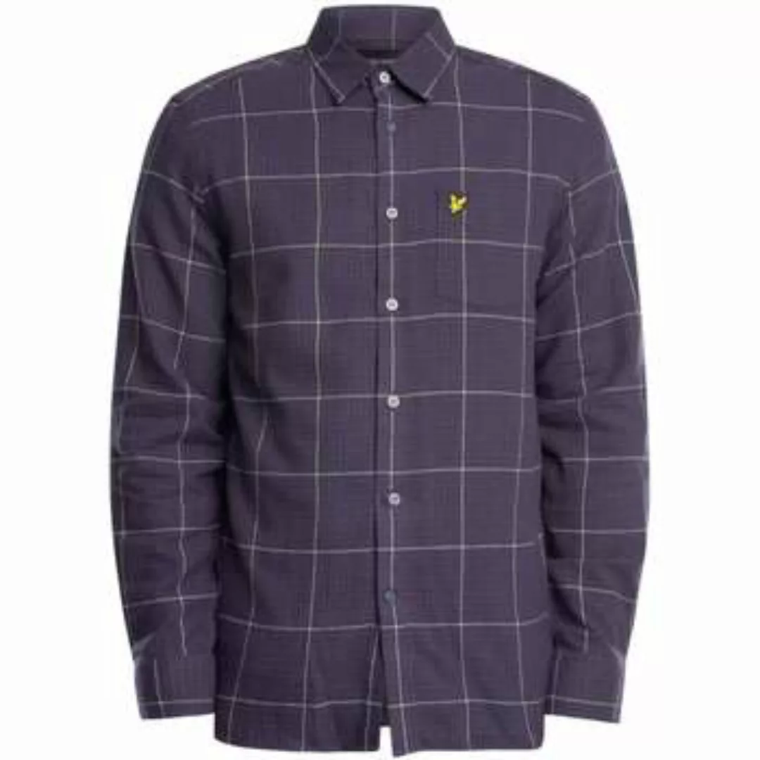 Lyle & Scott  Hemdbluse Flanellhemd mit Hahnentrittmuster günstig online kaufen