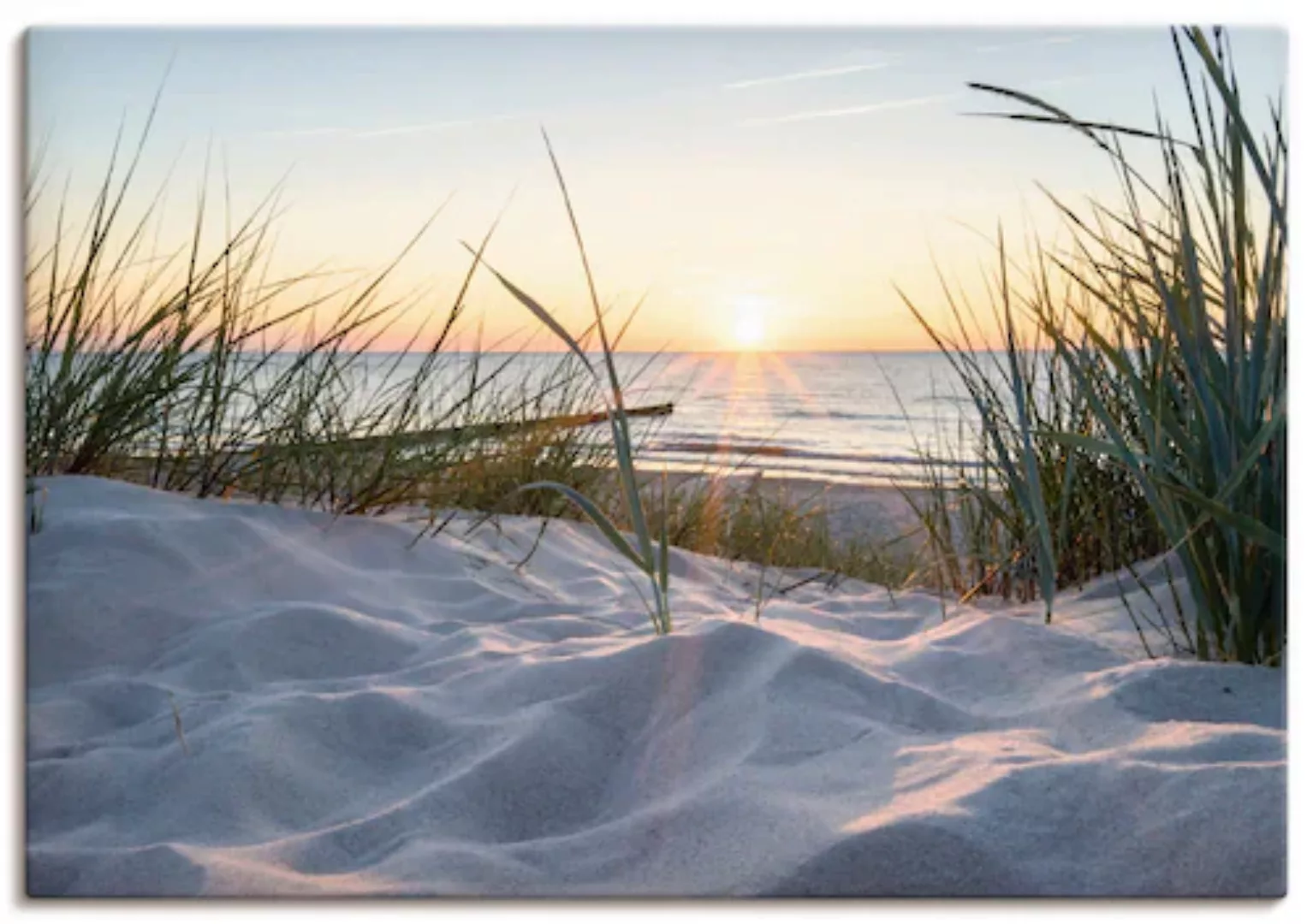 Artland Wandbild "Ostseestrand", Strand, (1 St.), als Alubild, Outdoorbild, günstig online kaufen