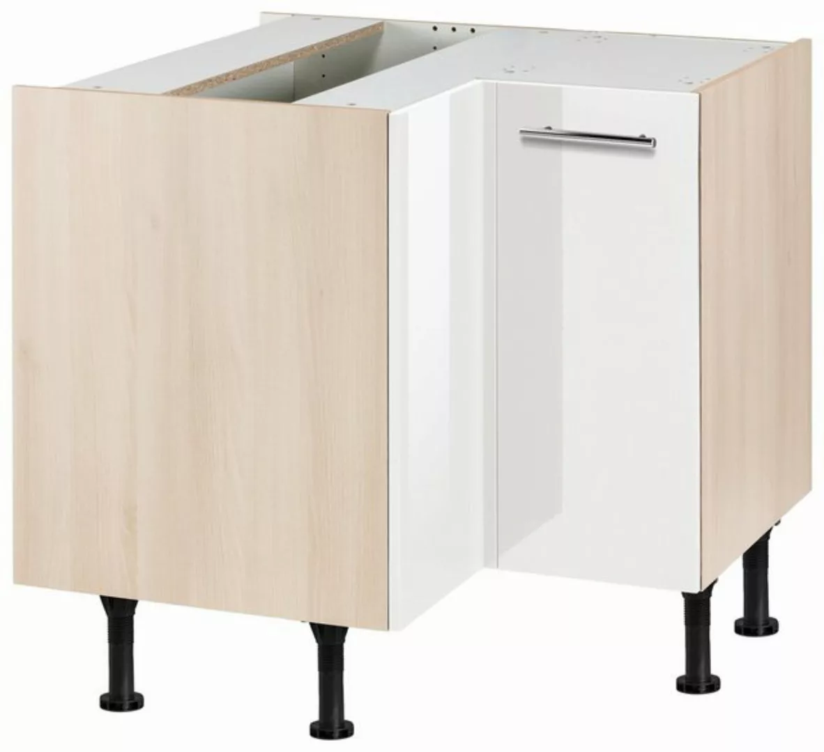 OPTIFIT Eckunterschrank Bern Breite 90x90 cm, mit Tür, höhenverstellbare Fü günstig online kaufen