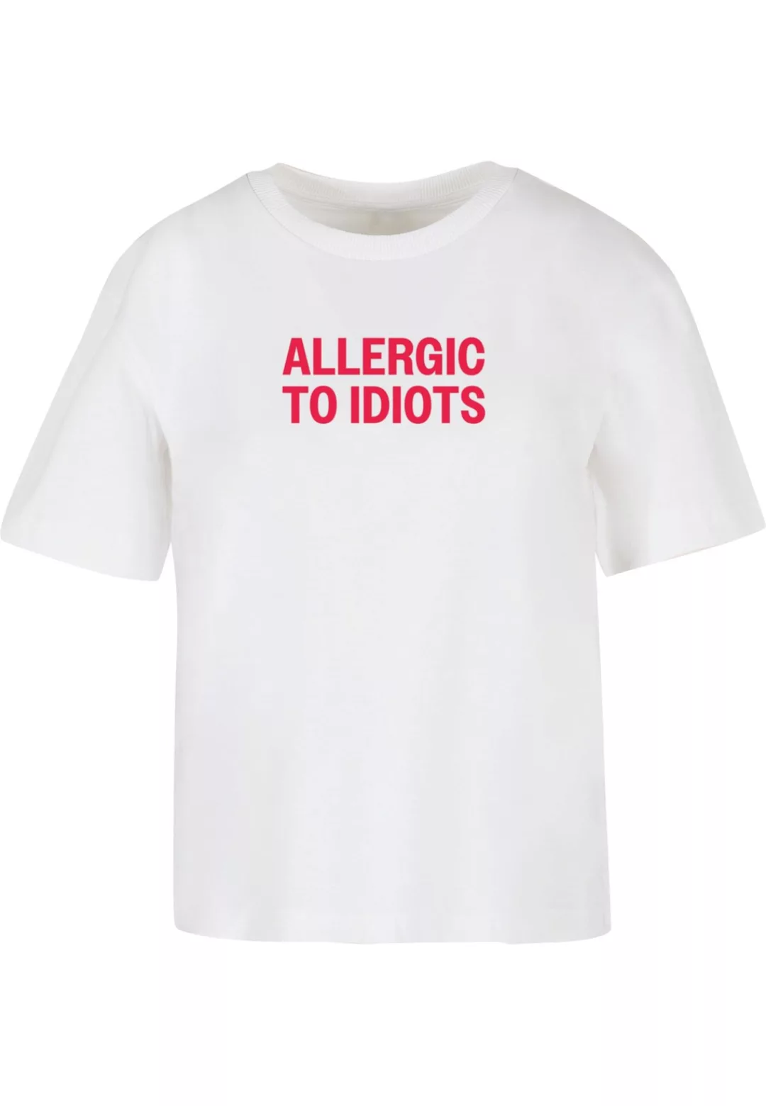 Miss Tee T-Shirt "Miss Tee Allergic To Idiots Tee" günstig online kaufen