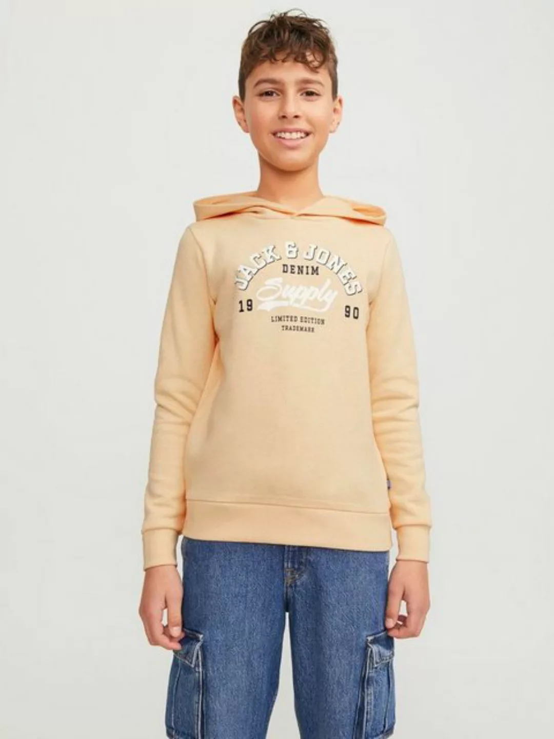 Jack & Jones Junior Hoodie JJELOGO SWEAT HOOD 2 COL 24 SN JNR günstig online kaufen