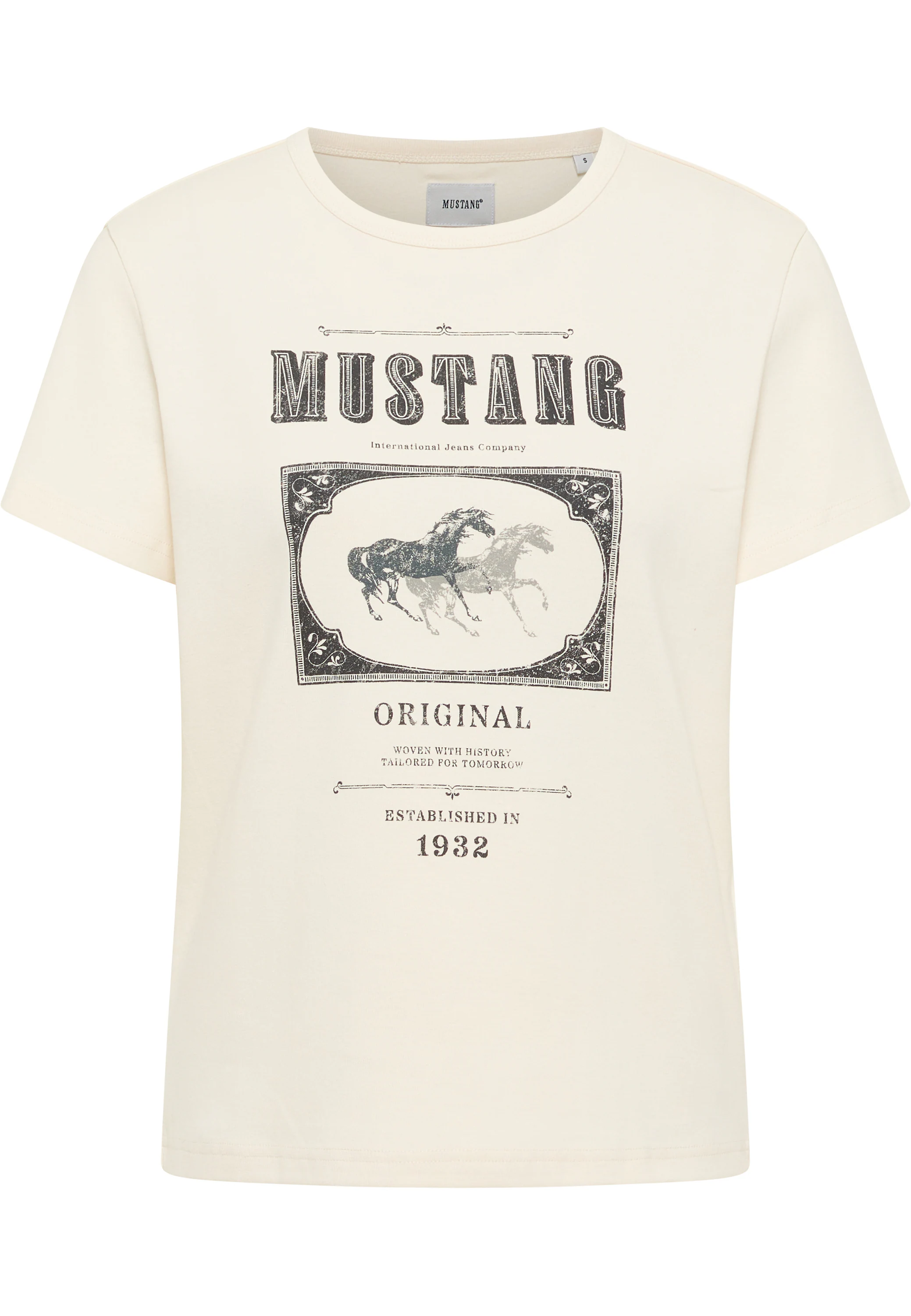 MUSTANG Kurzarmshirt "Damen Style Rosewood" günstig online kaufen