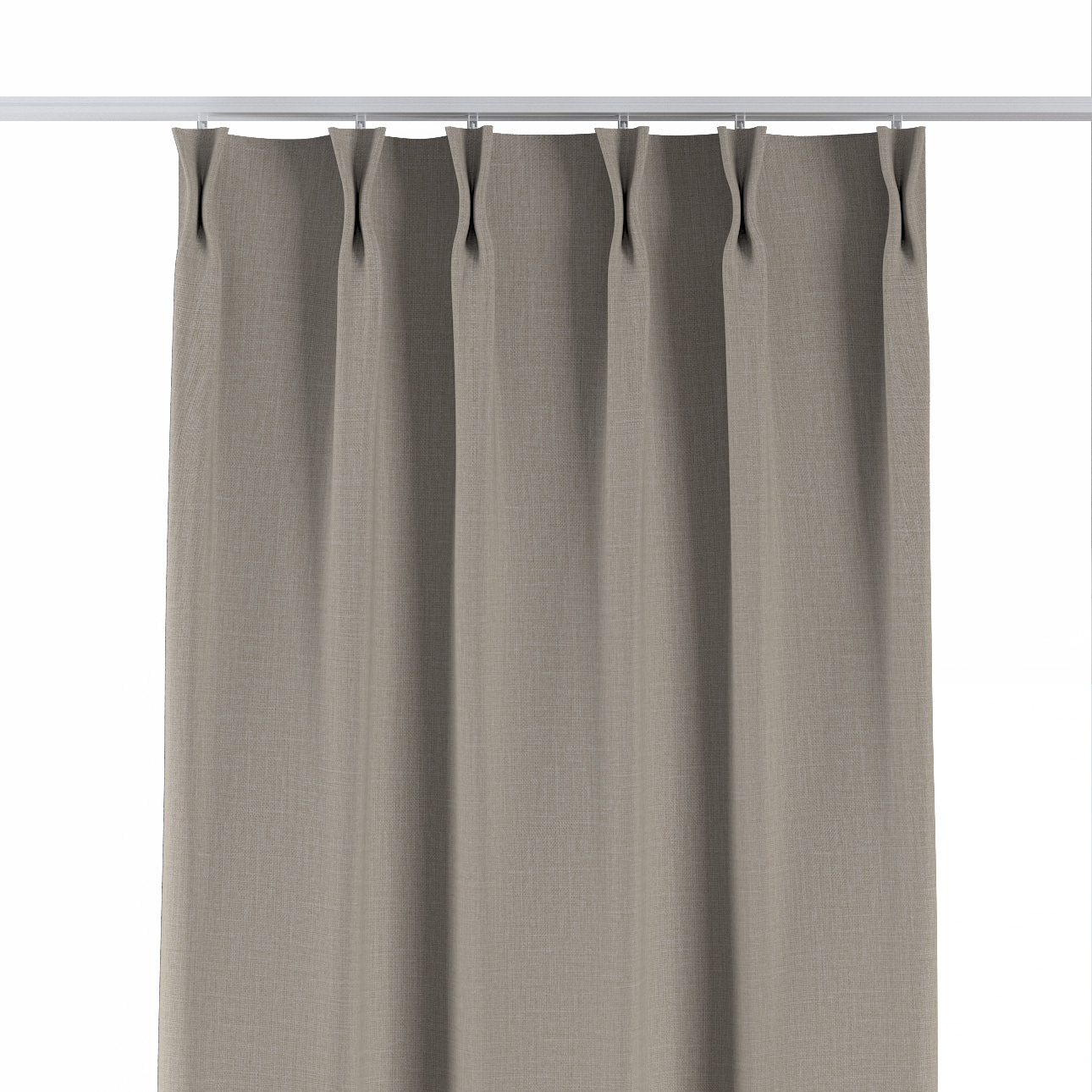 Vorhang mit flämischen 2-er Falten, beige, Blackout 300 cm (269-11) günstig online kaufen