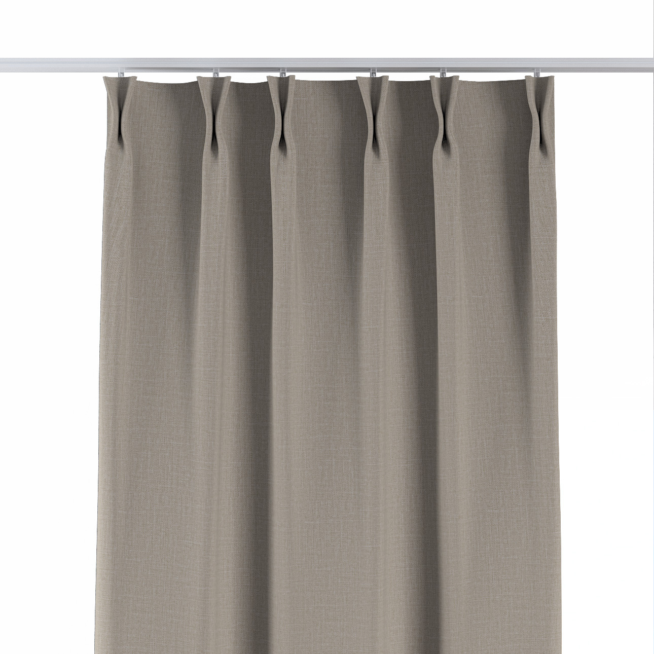 Vorhang mit flämischen 2-er Falten, beige, Dimout 300 cm (269-11) günstig online kaufen