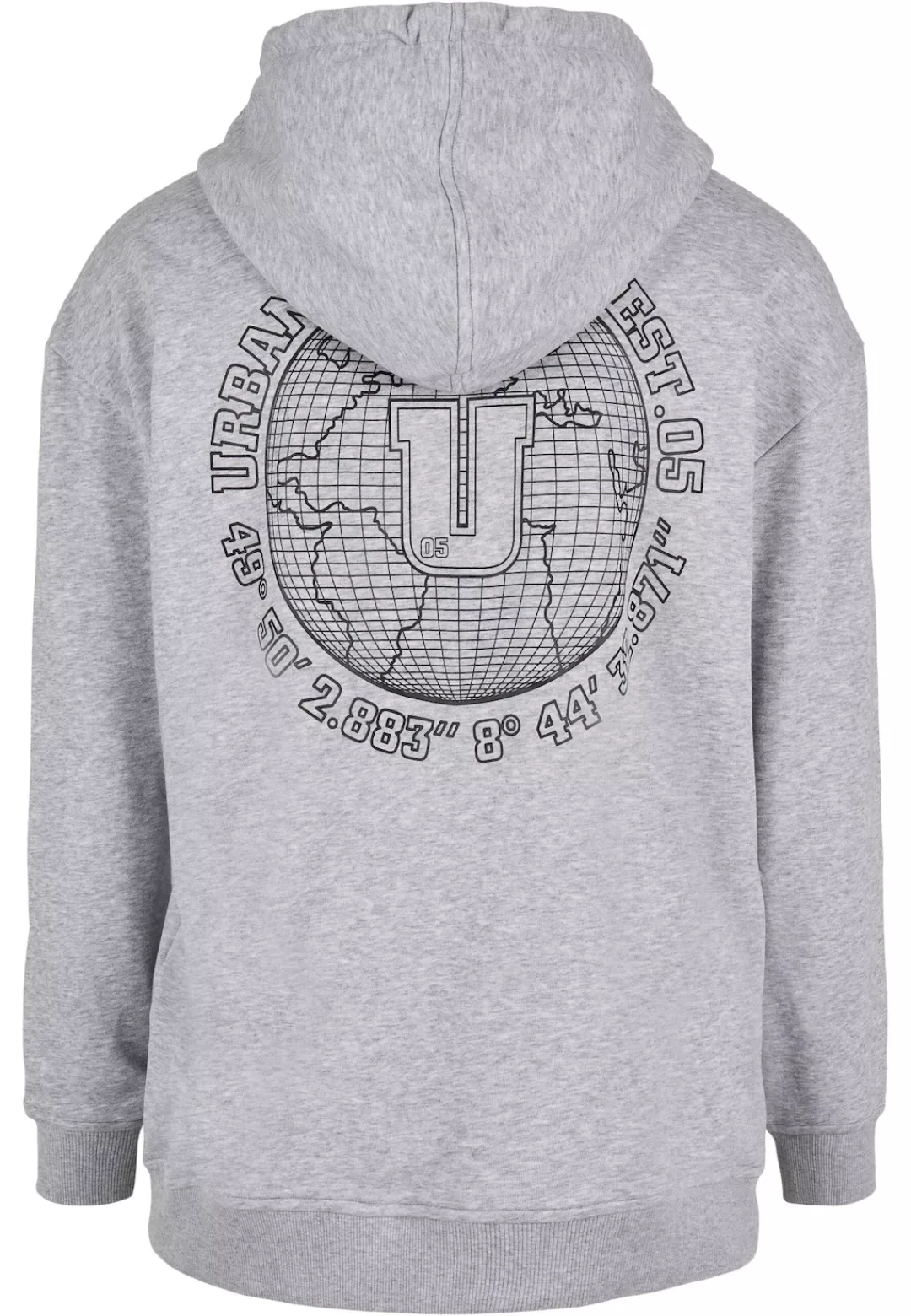 URBAN CLASSICS Sweatshirt "Urban Classics Herren Globetrotter Hoody" günstig online kaufen