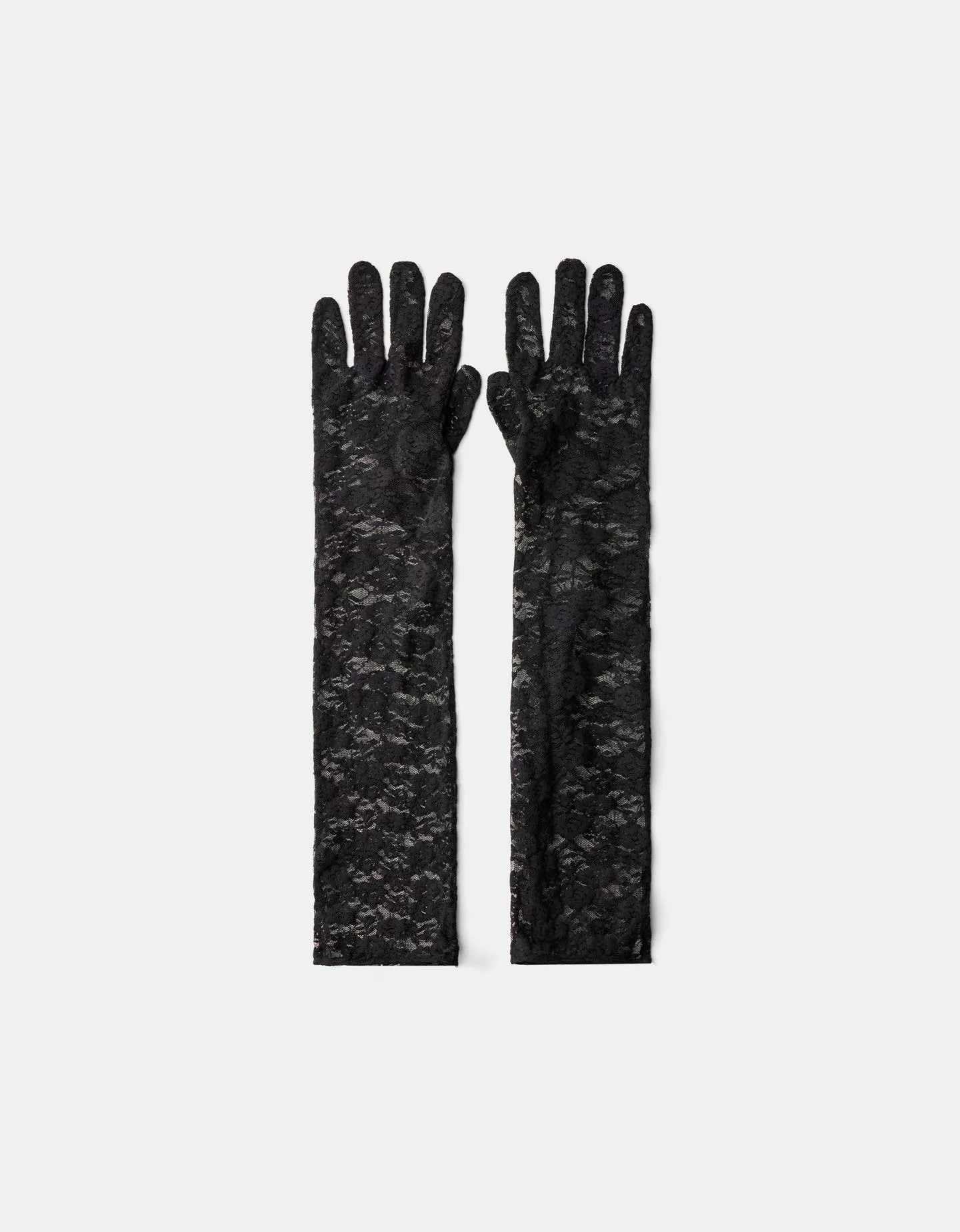 Bershka Lange Handschuhe Aus Spitze Damen Schwarz günstig online kaufen