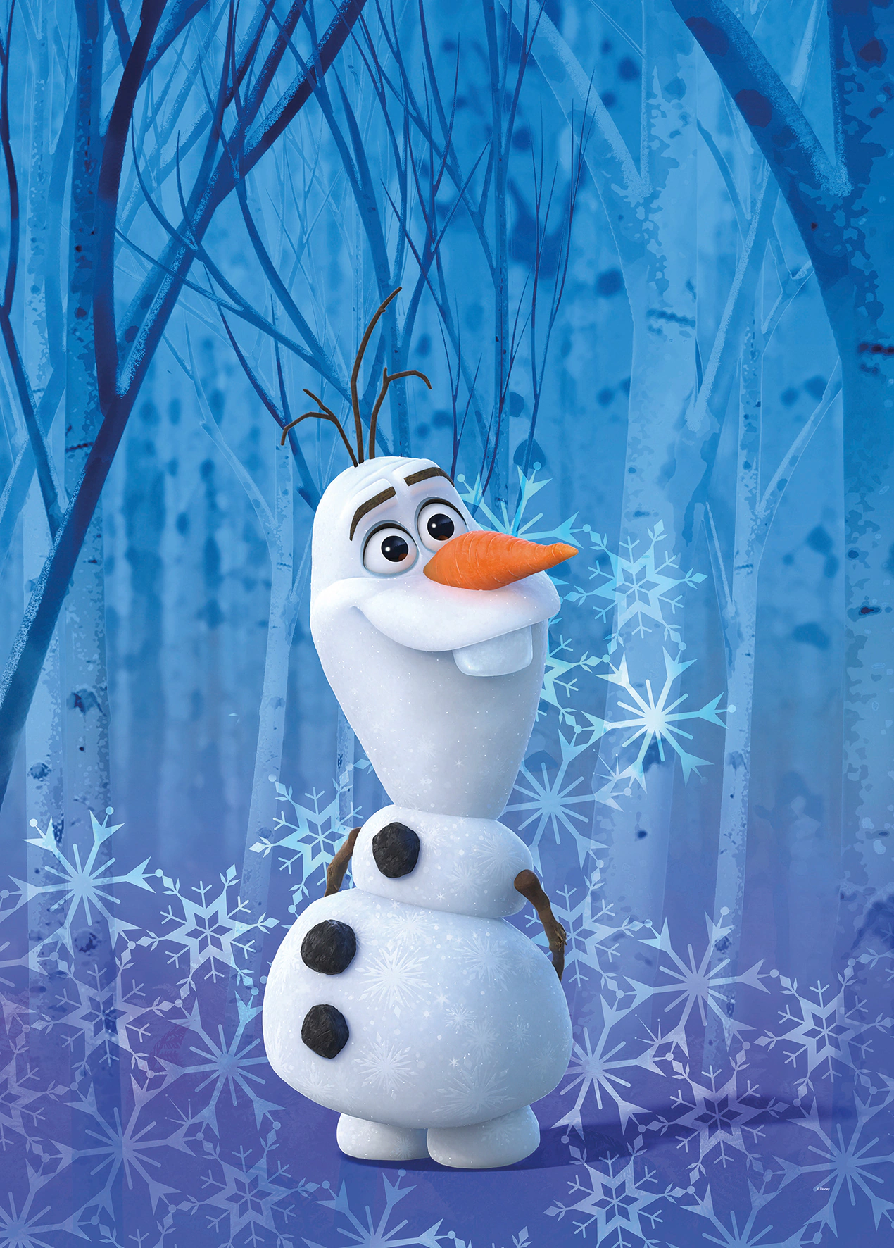 Komar Bild "Frozen Olaf Crystal", Disney, (1 St.), Wandbild zur Dekoration günstig online kaufen