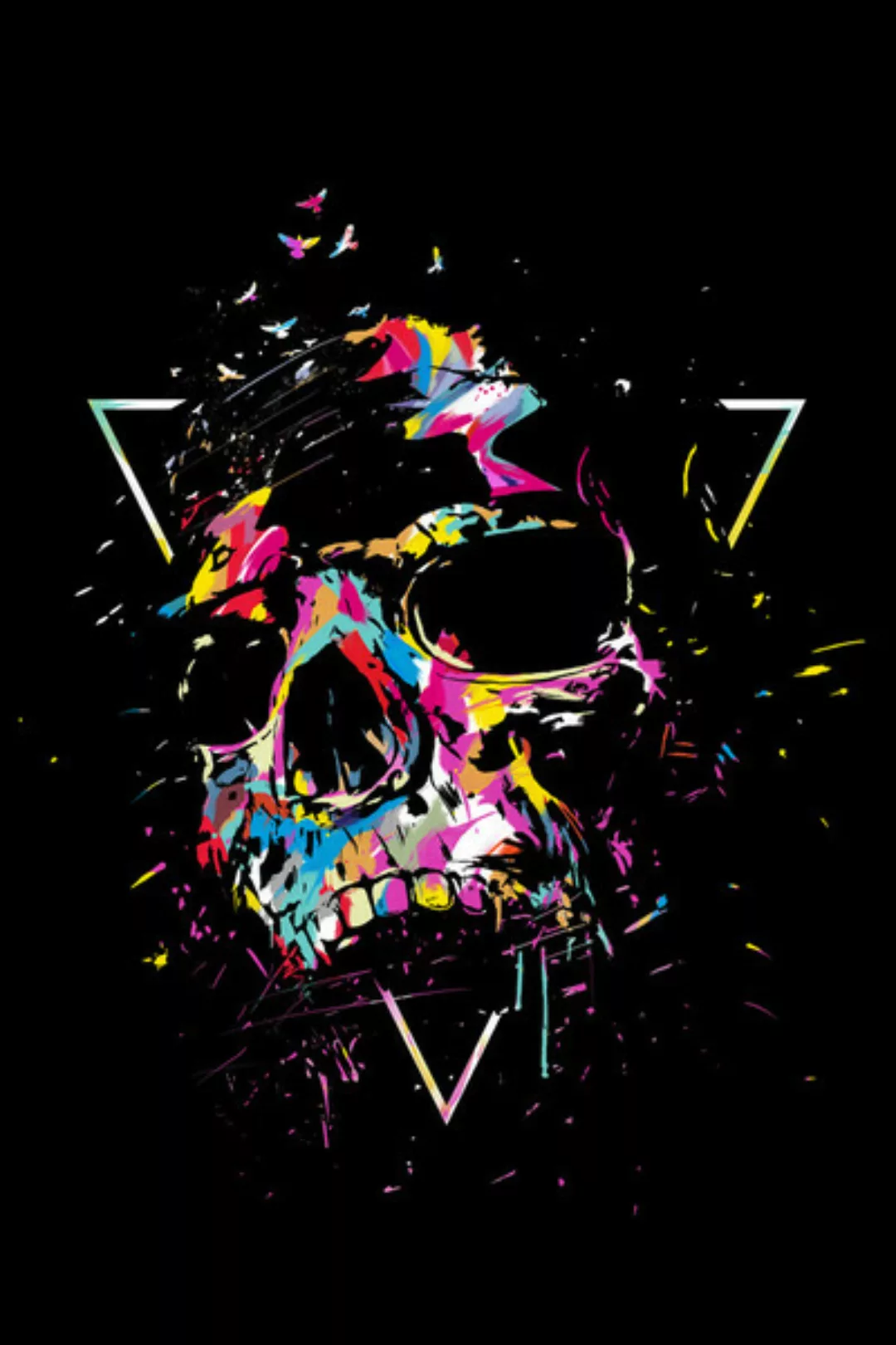 Poster / Leinwandbild - Skull X günstig online kaufen