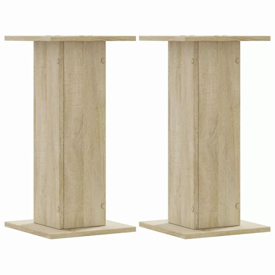 vidaXL Blumenständer Pflanzenständer 2 Stk. Sonoma-Eiche günstig online kaufen