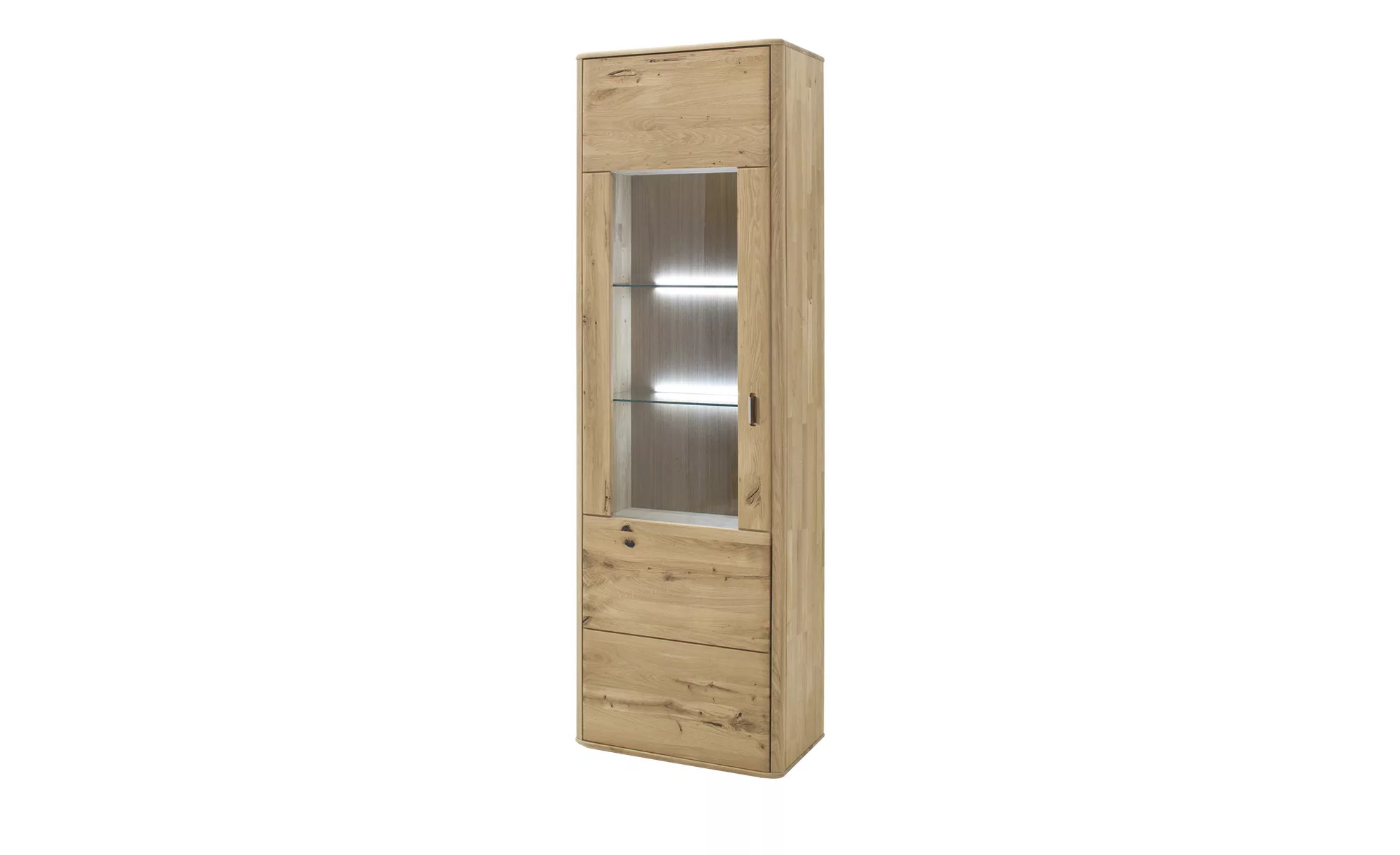 Woodford Vitrine  Rowa ¦ holzfarben ¦ Maße (cm): B: 66 H: 208 T: 38 Schränk günstig online kaufen