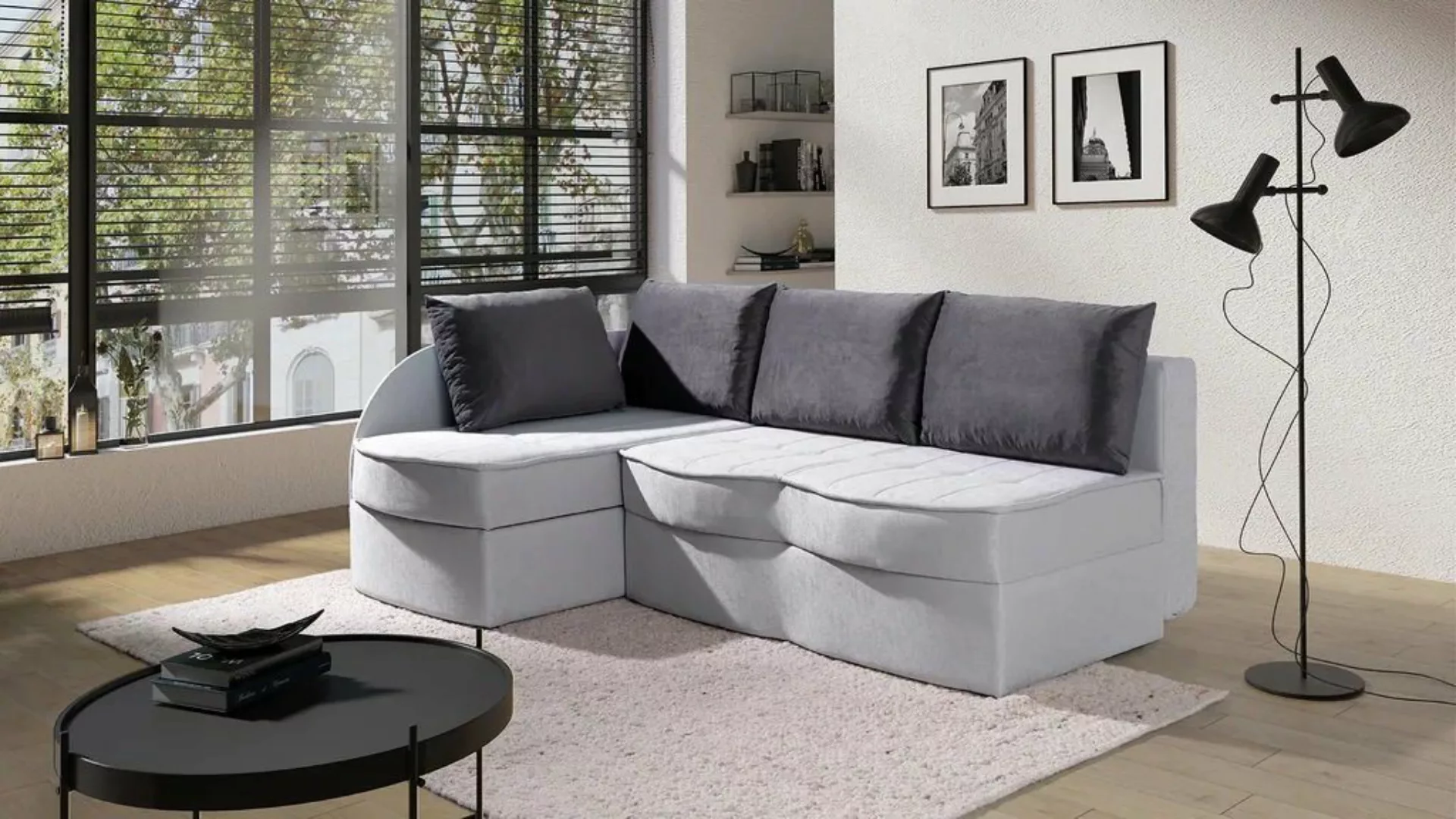 DB-Möbel Ecksofa mit Schlaffunktion " KALIA" - Sofa vom Hersteller günstig online kaufen