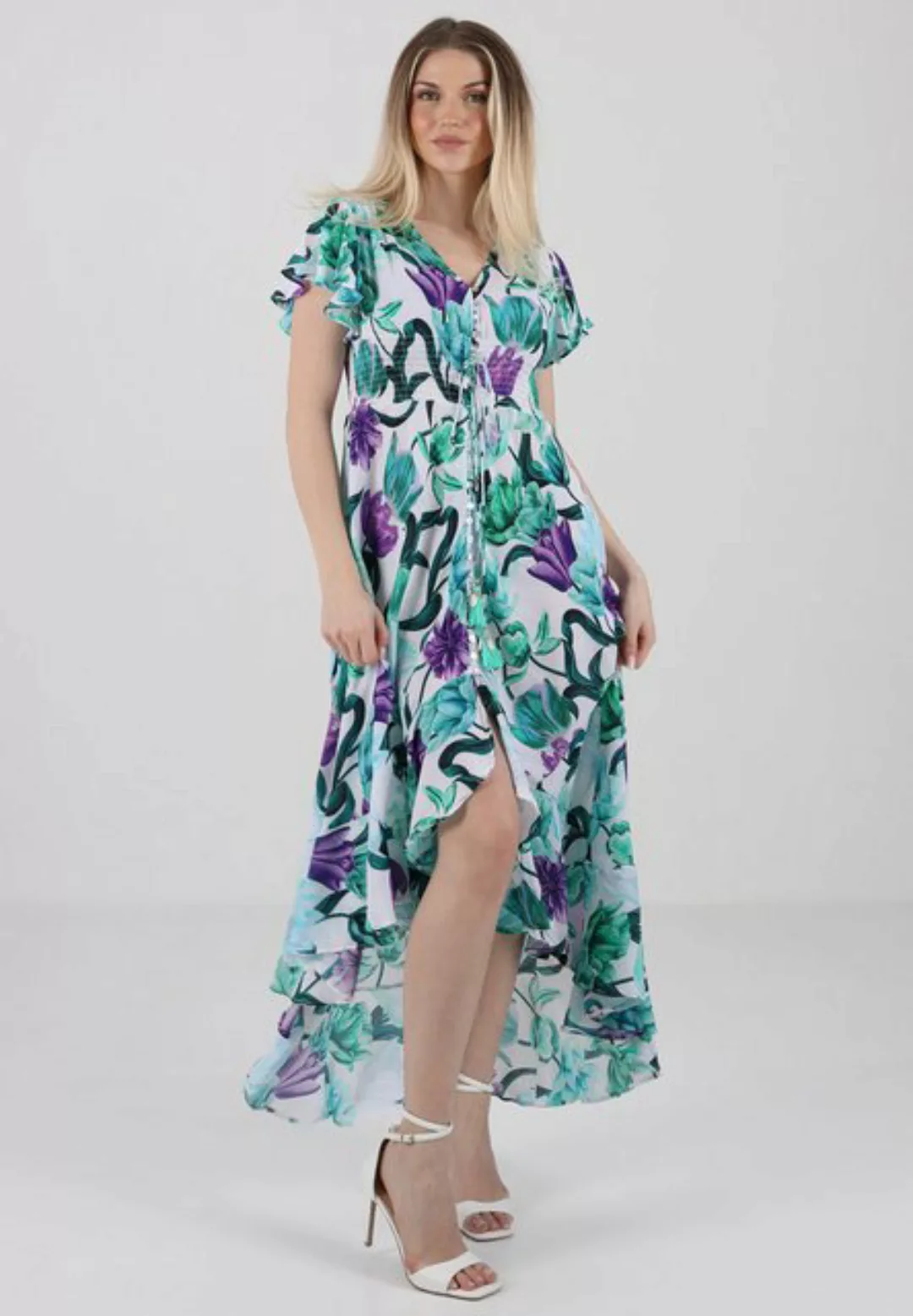 YC Fashion & Style Sommerkleid Purple Petal Maxikleid– Für stilvolle Anläss günstig online kaufen
