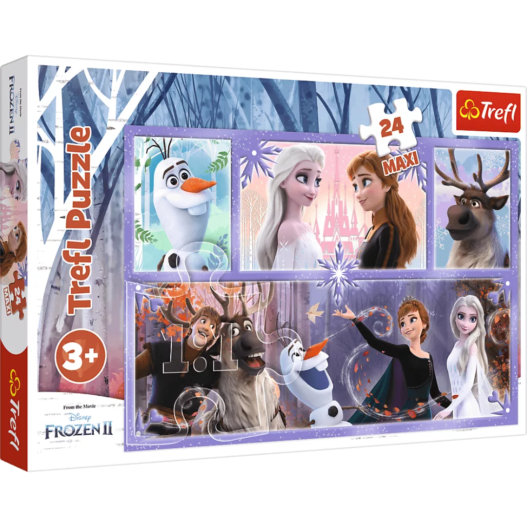 Maxi Puzzle 24 Teile – Frozen Welt Der Magie günstig online kaufen