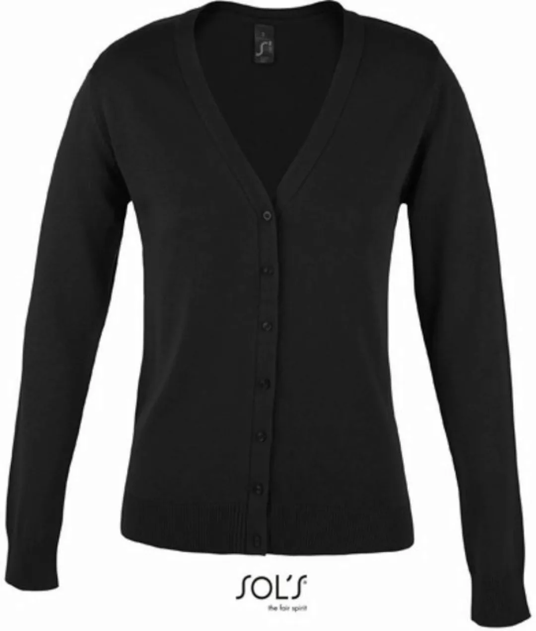 SOLS Cardigan Golden Women V-Neck Knitted Cardigan günstig online kaufen