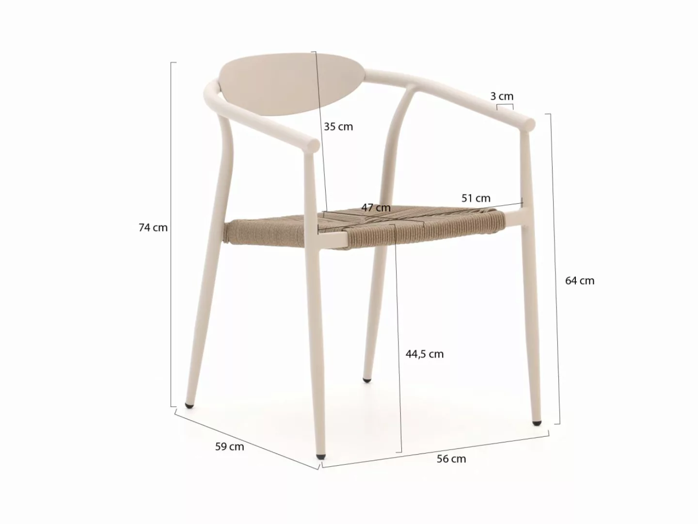 Manifesto Cavone/Sestino 220 cm Gartenmöbel-Set 7-teilig stapelbar günstig online kaufen